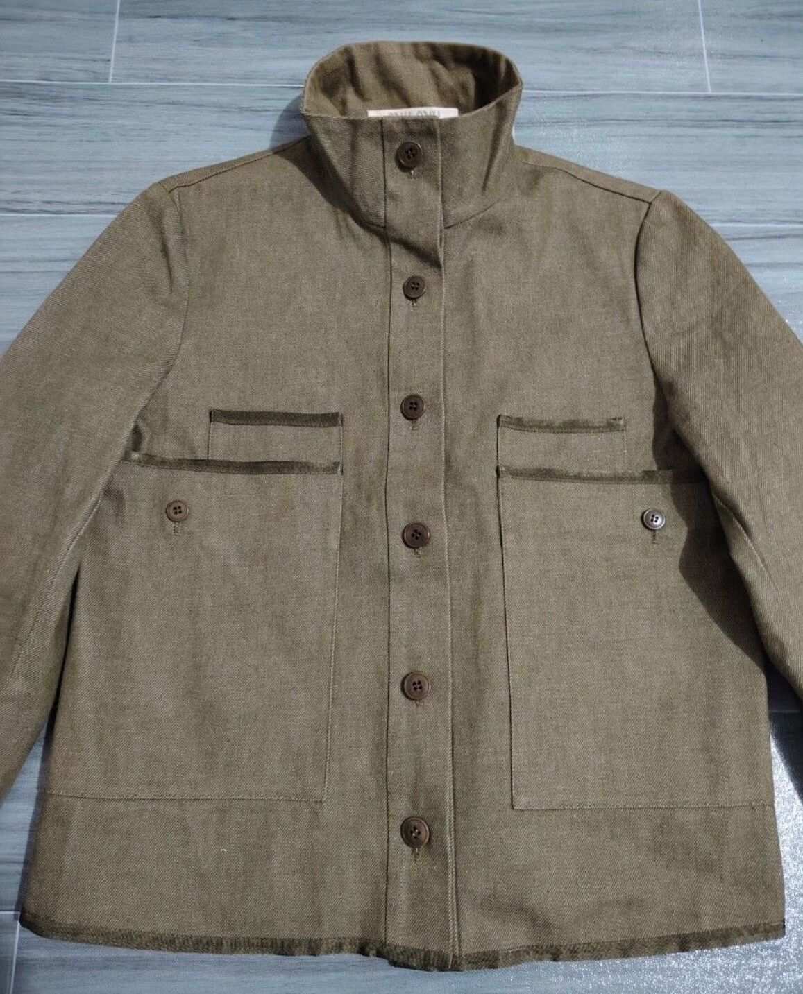 Miu Miu 1990s Miumiu Brown Utility Jacket Size M / US 6-8 / IT 42-44 - 3 Thumbnail