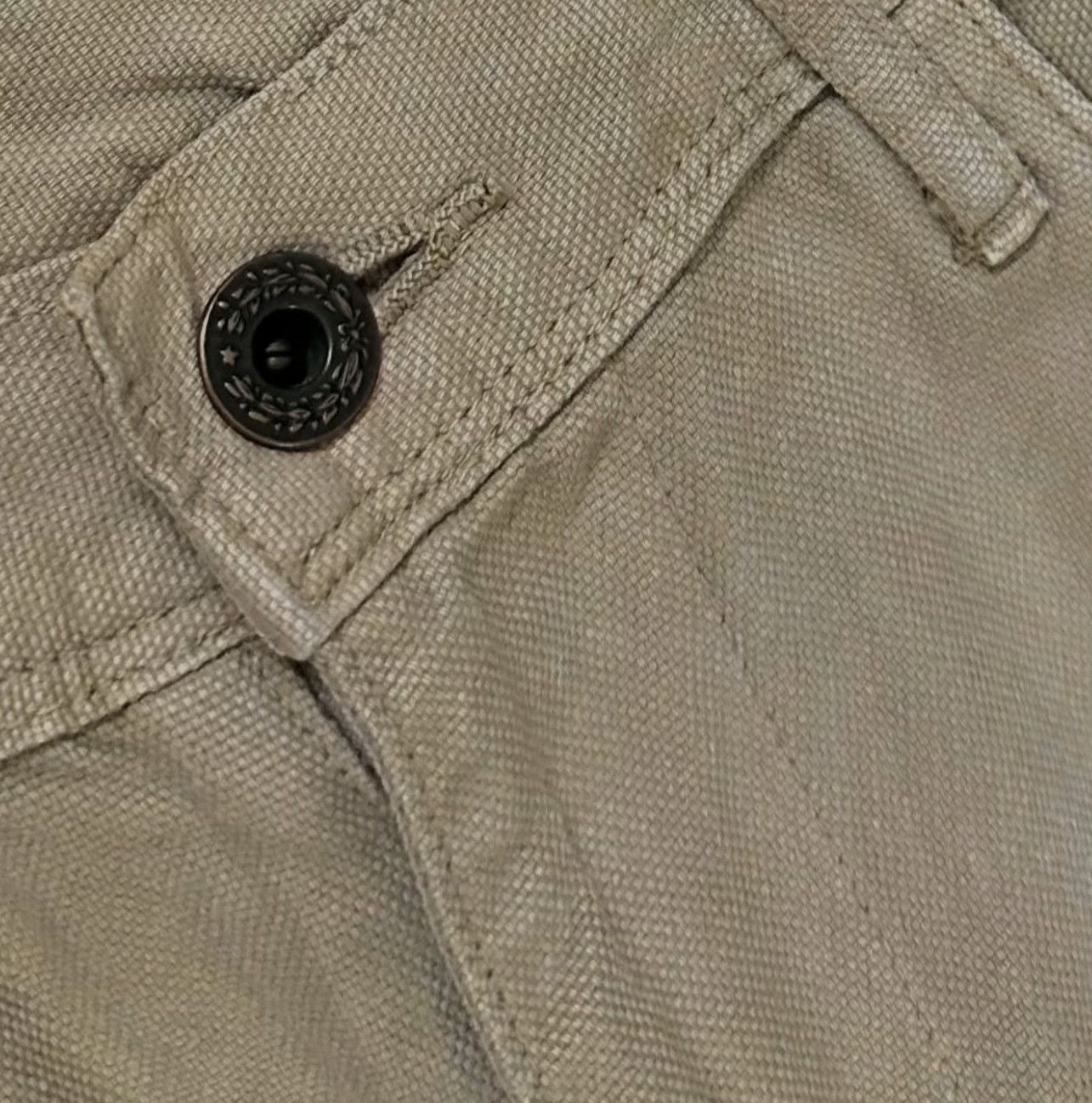 Kapital Vintage Kapital Beige Canvas Flare Pants Size US 30 / EU 46 - 4 Thumbnail