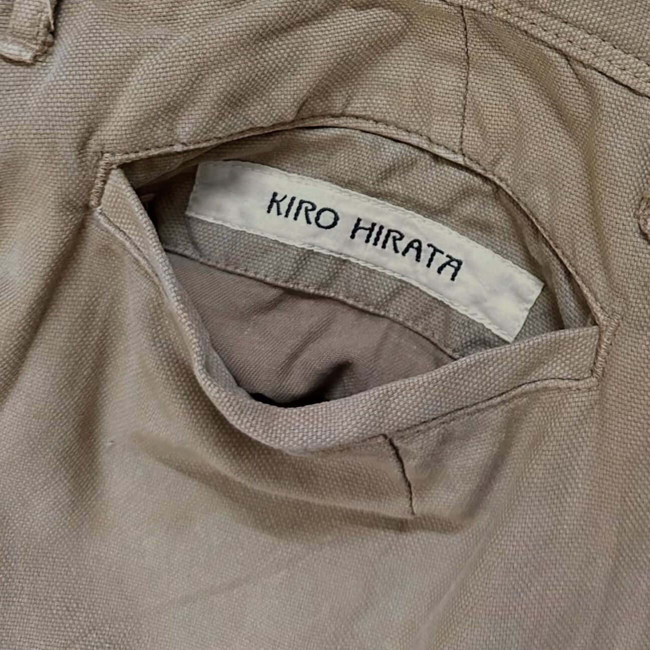 Kapital Vintage Kapital Beige Canvas Flare Pants Size US 30 / EU 46 - 5 Thumbnail