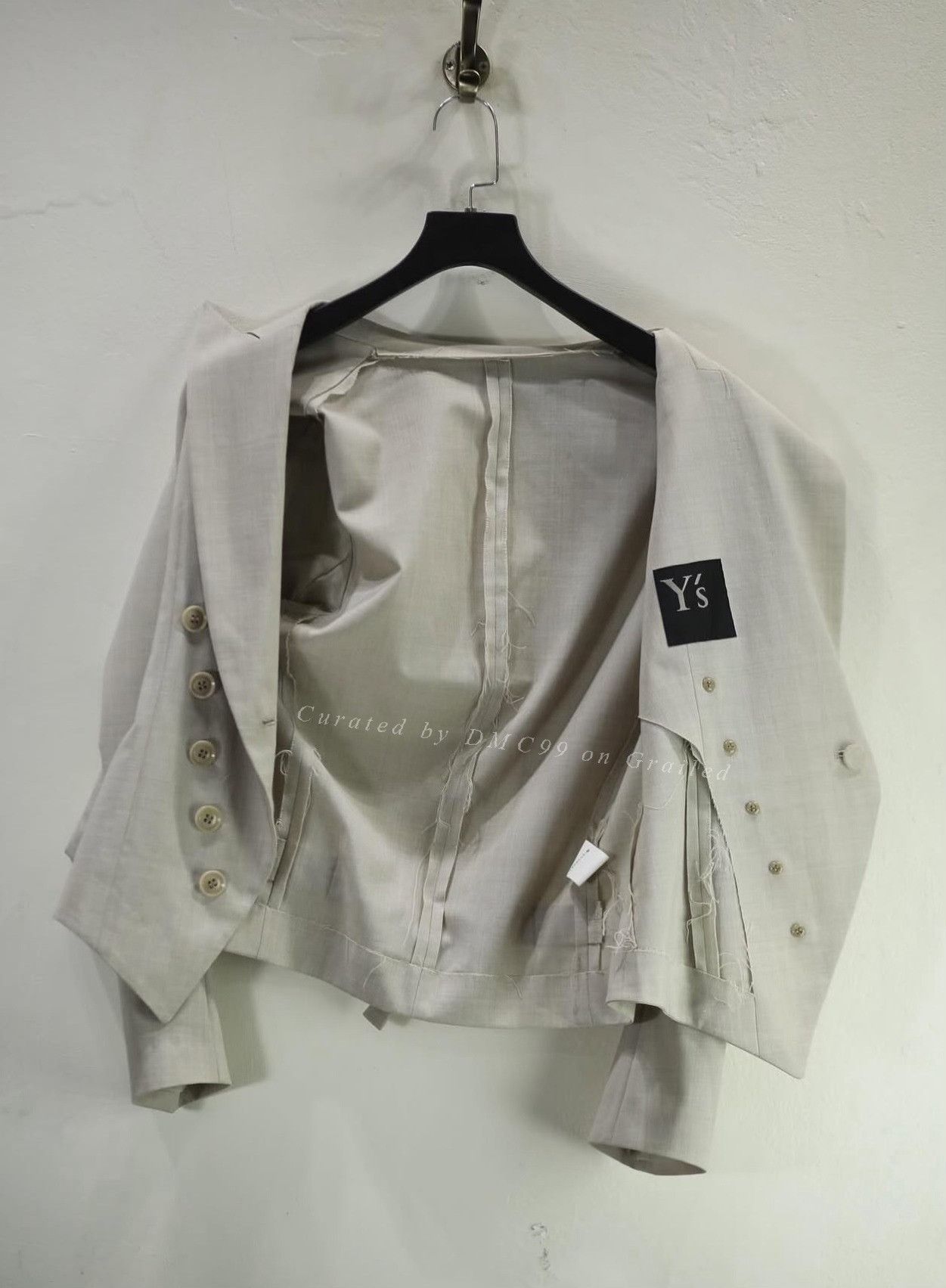 Vintage Vintage 1990s Yohji Yamamoto Mess Jacket Size M / US 6-8 / IT 42-44 - 8 Thumbnail