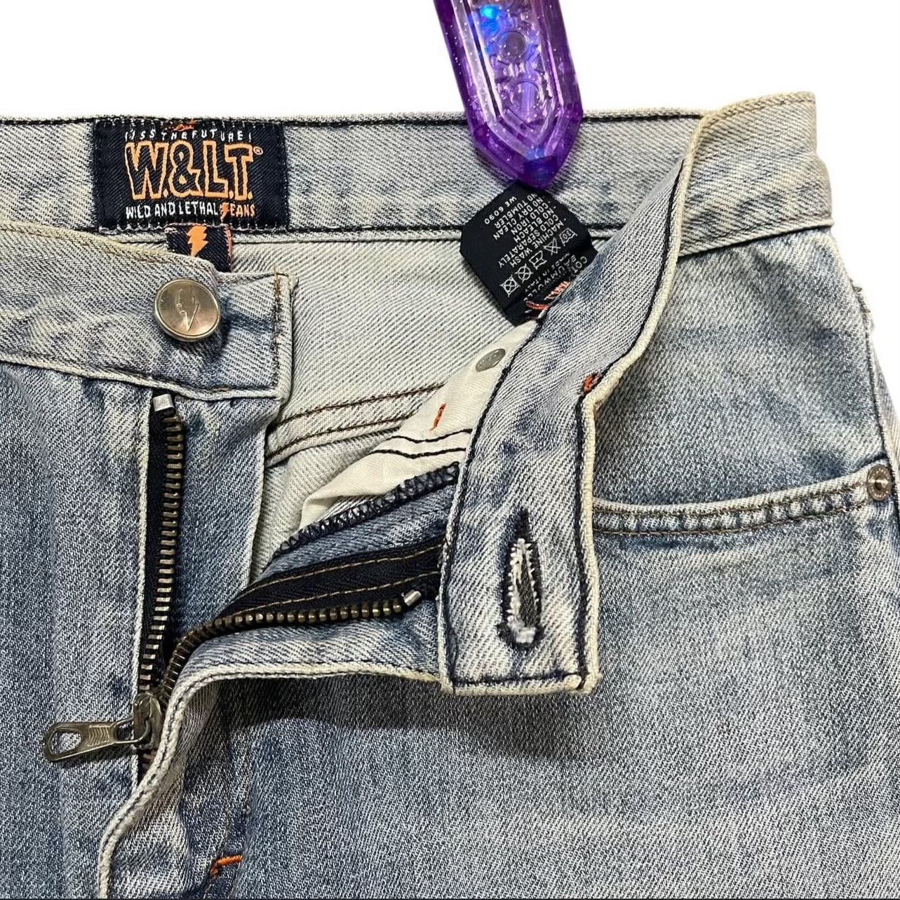 Vintage Vintage Walter 1990s W&LT Jeans Size US 30 / EU 46 - 5 Thumbnail