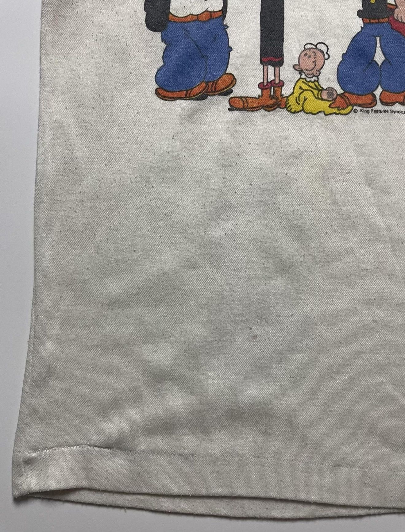 Vintage Vintage 1980s Popeye Raglan Shirt Size M / US 6-8 / IT 42-44 - 8 Thumbnail