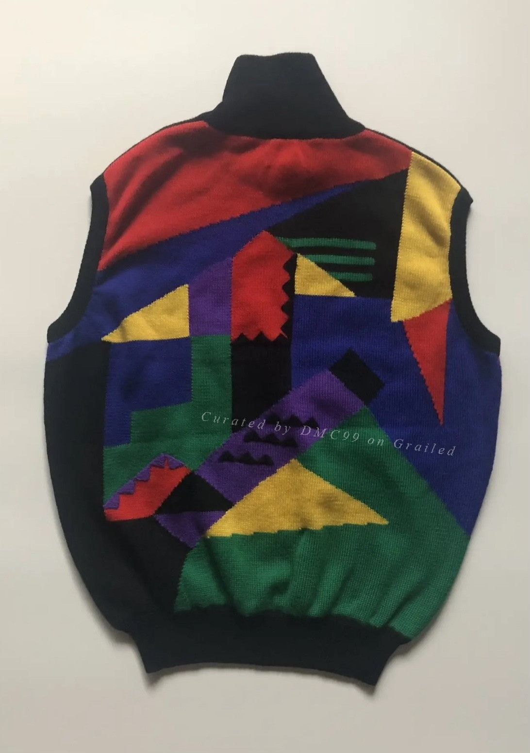 Versace Vintage 1980s-1990s Versace Knit Vest Size M / US 6-8 / IT 42-44 - 3 Thumbnail
