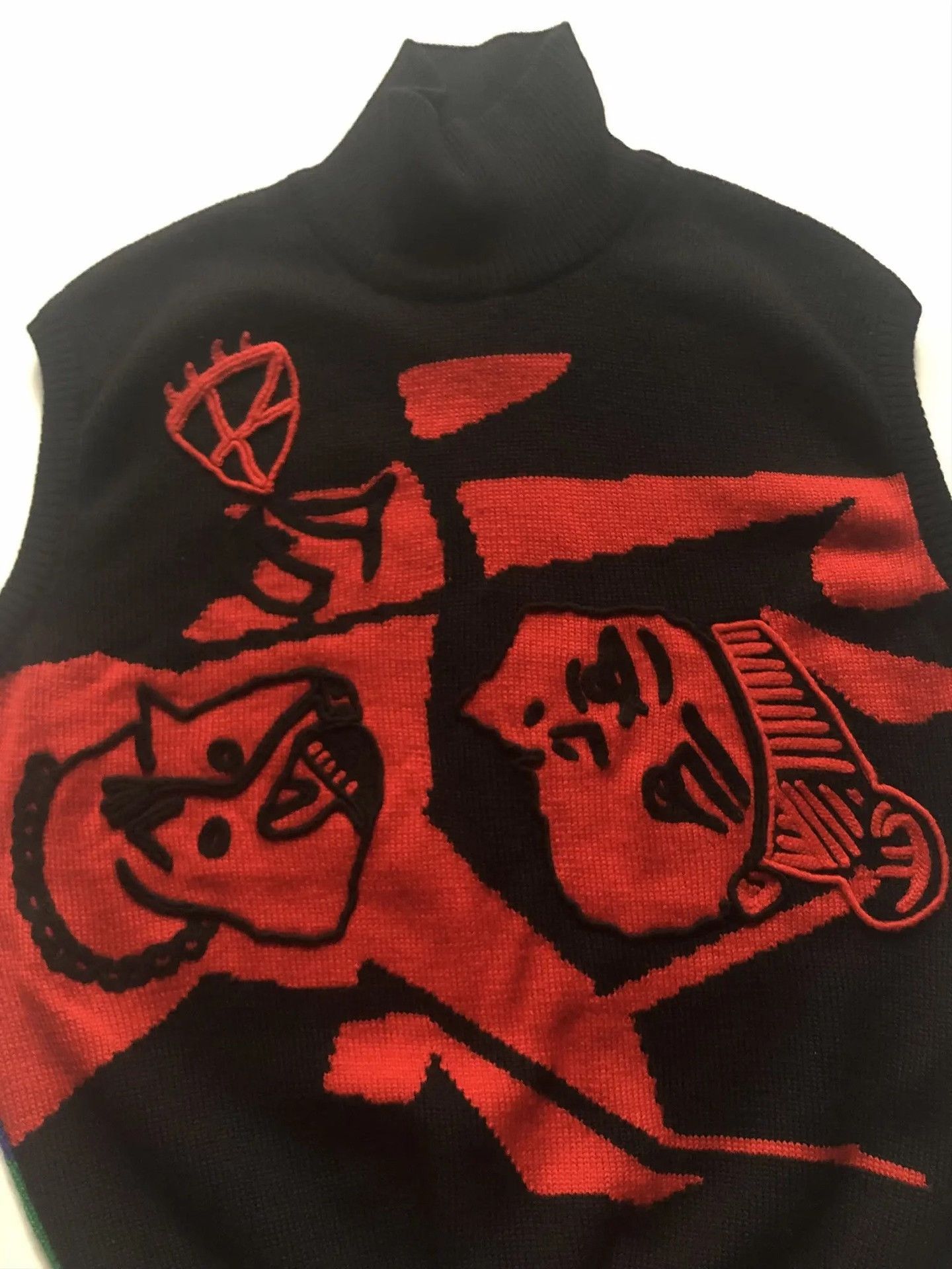 Versace Vintage 1980s-1990s Versace Knit Vest Size M / US 6-8 / IT 42-44 - 4 Thumbnail