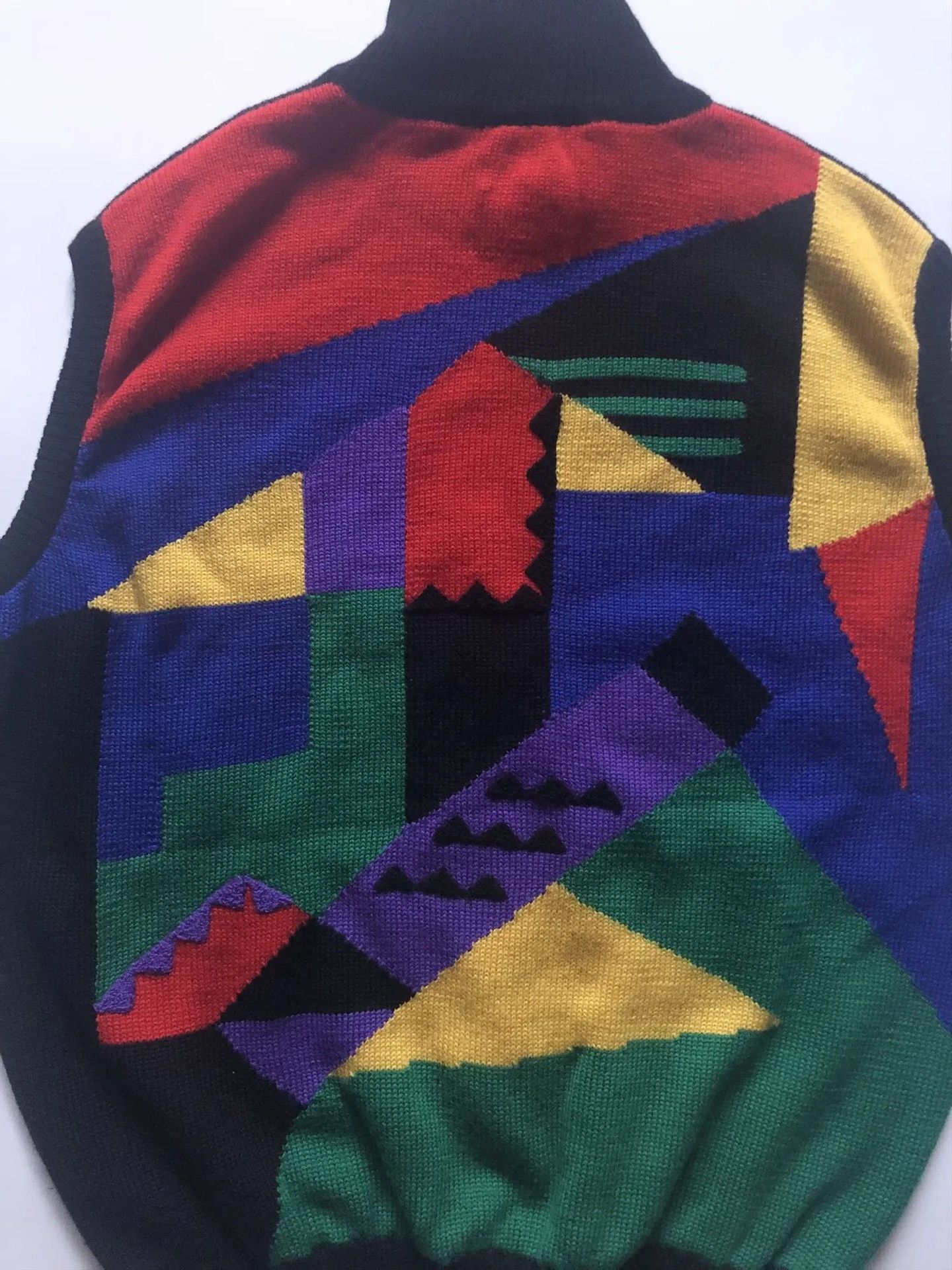 Versace Vintage 1980s-1990s Versace Knit Vest Size M / US 6-8 / IT 42-44 - 5 Thumbnail
