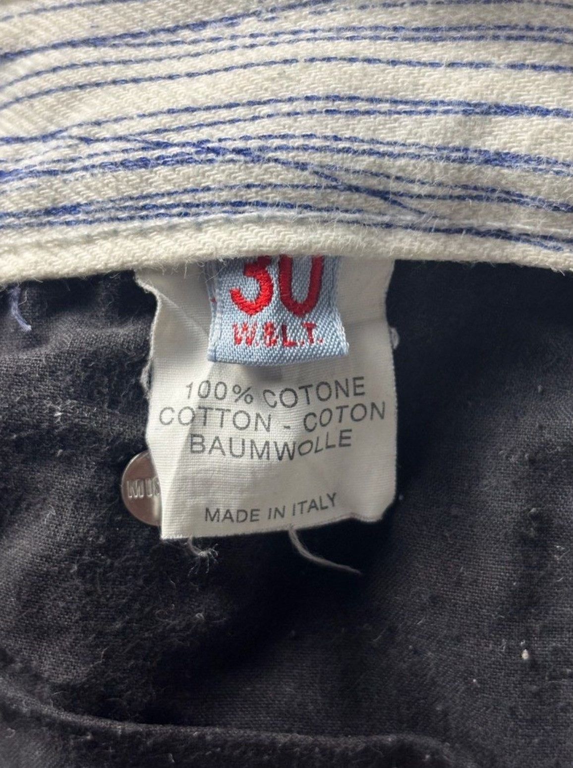 Vintage Vintage W&LT SS1998 Pen Denim Size US 30 / EU 46 - 4 Thumbnail