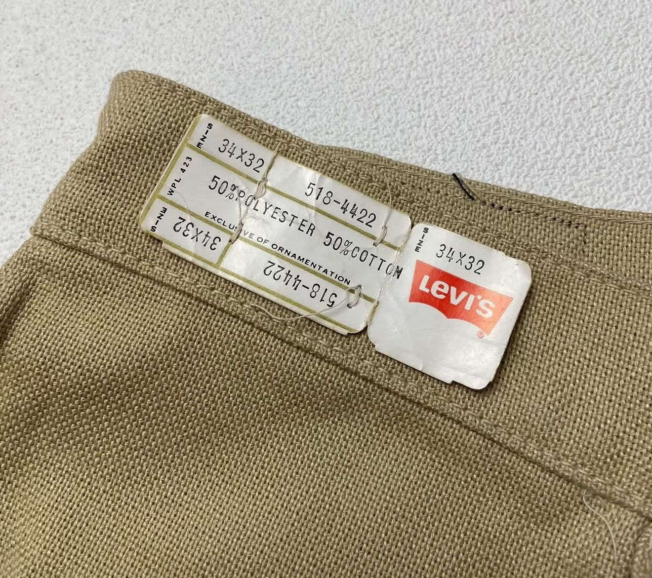Levi's 80's Deadstock Levi's 518 Sta-Prest Size US 30 / EU 46 - 6 Thumbnail