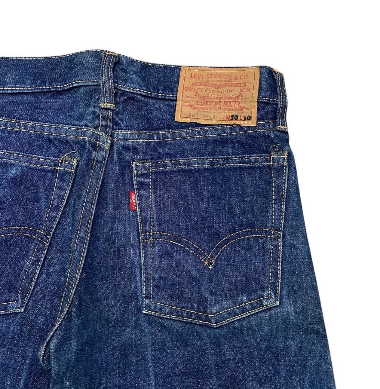 Levi's Vintage Levi's 805 Big E Single Pocket Size US 30 / EU 46 - 3 Thumbnail