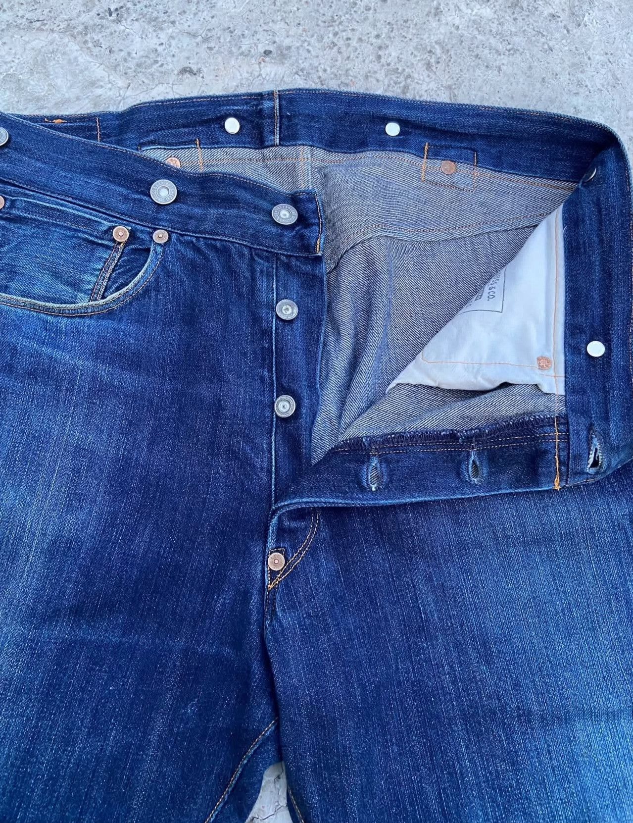 Levi's 90's Levi's Vintage 1890 Repro Denim Pants Size US 30 / EU 46 - 6 Thumbnail