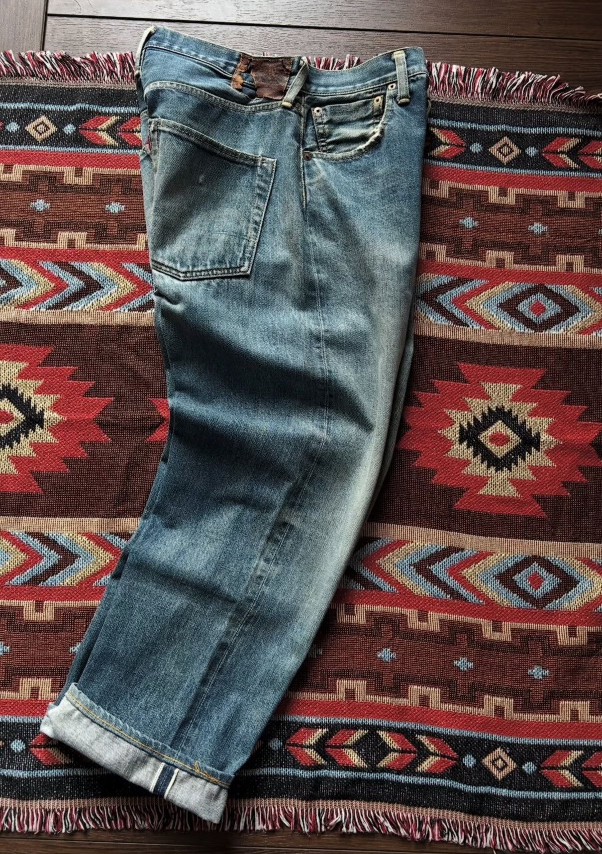 Vintage Vintage 1990s Evis Jeans Size US 30 / EU 46 - 3 Thumbnail