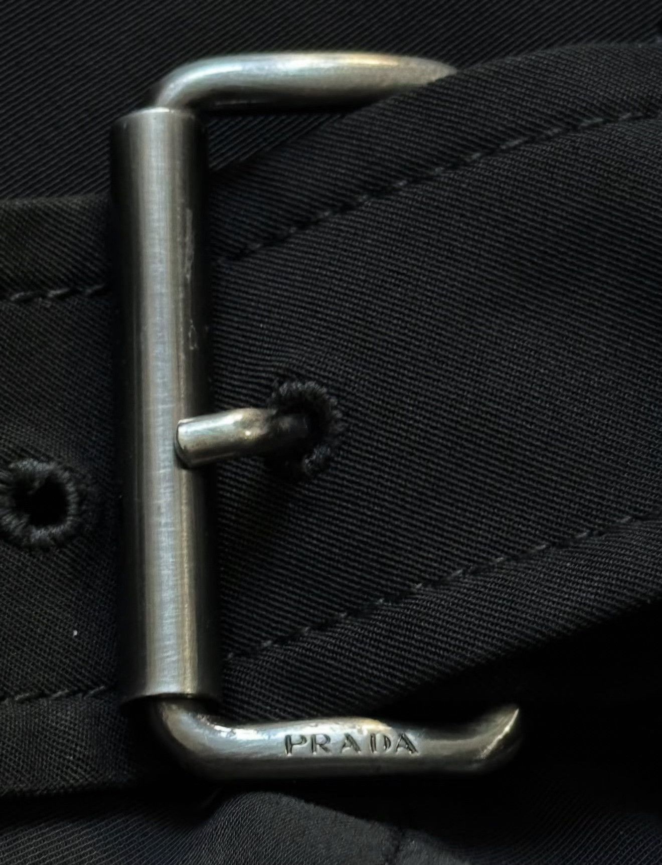 Prada Vintage Prada 2000s Belted Blazer Size M / US 6-8 / IT 42-44 - 6 Thumbnail