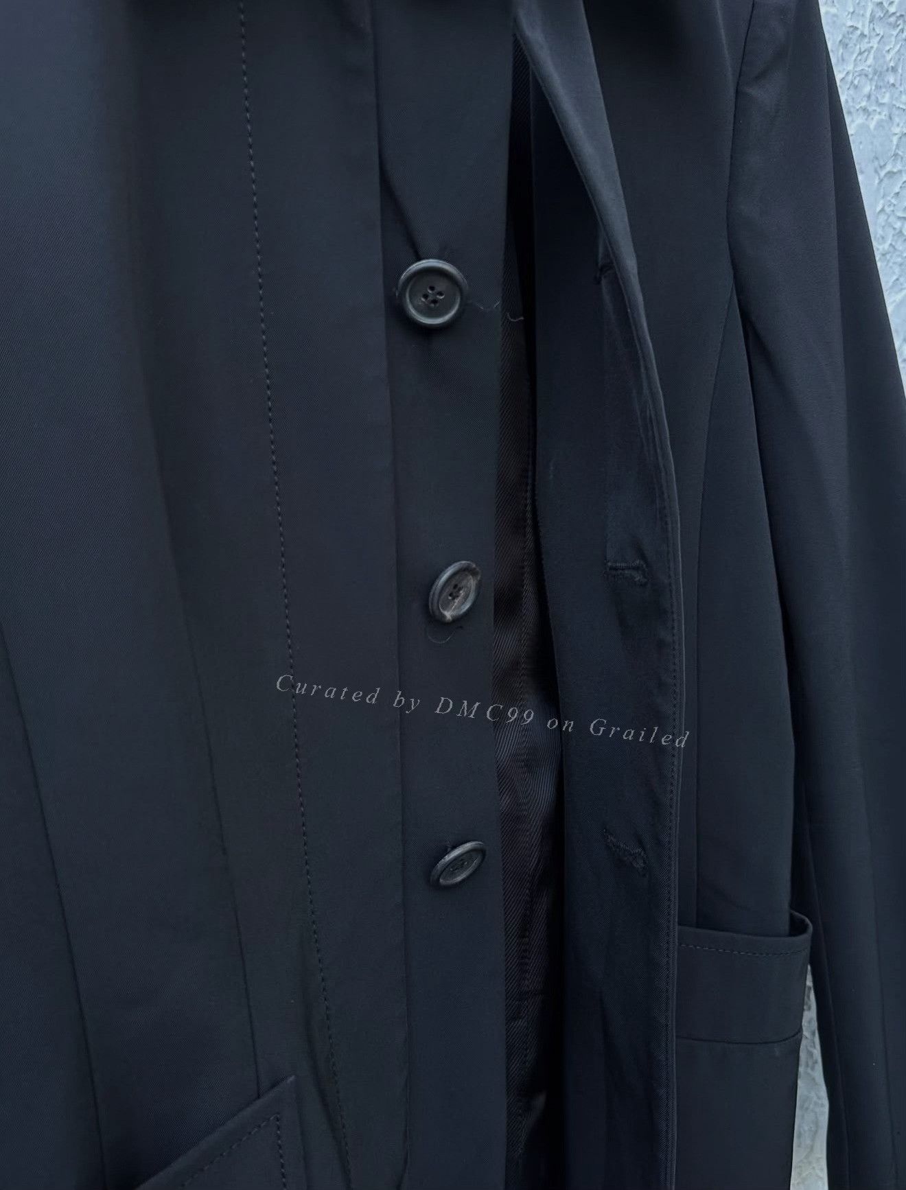 Prada Vintage Prada 2000s Belted Blazer Size M / US 6-8 / IT 42-44 - 3 Thumbnail