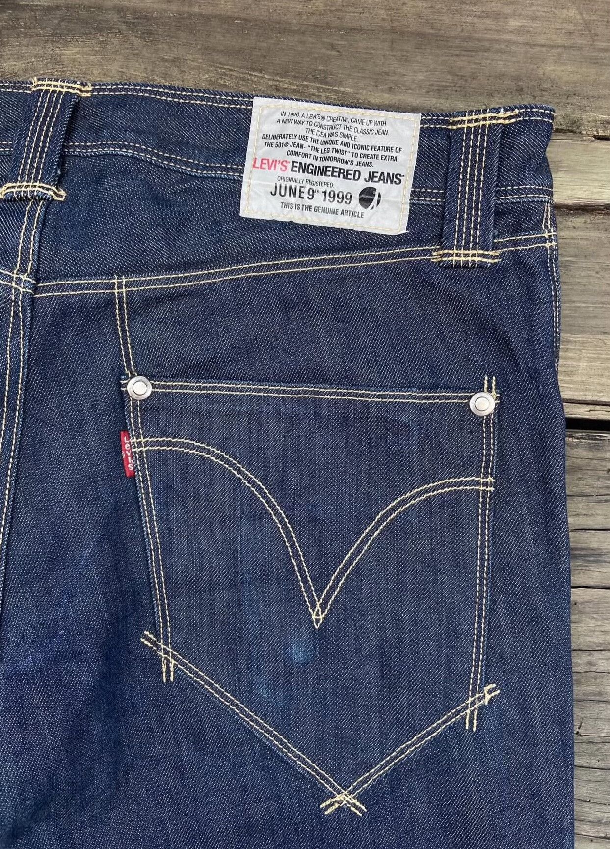 Levi's Vintage Levi's 90s Engineered Jeans LEJ Size US 30 / EU 46 - 3 Thumbnail