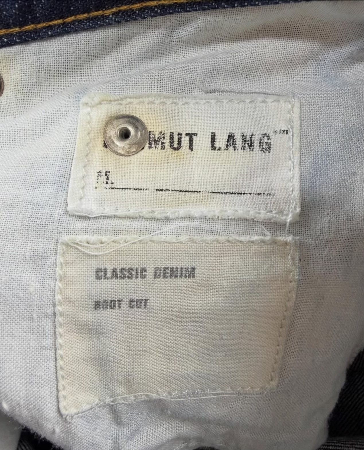 Helmut Lang 1990s Helmut Lang Boot Cut Denim Size US 30 / EU 46 - 8 Thumbnail