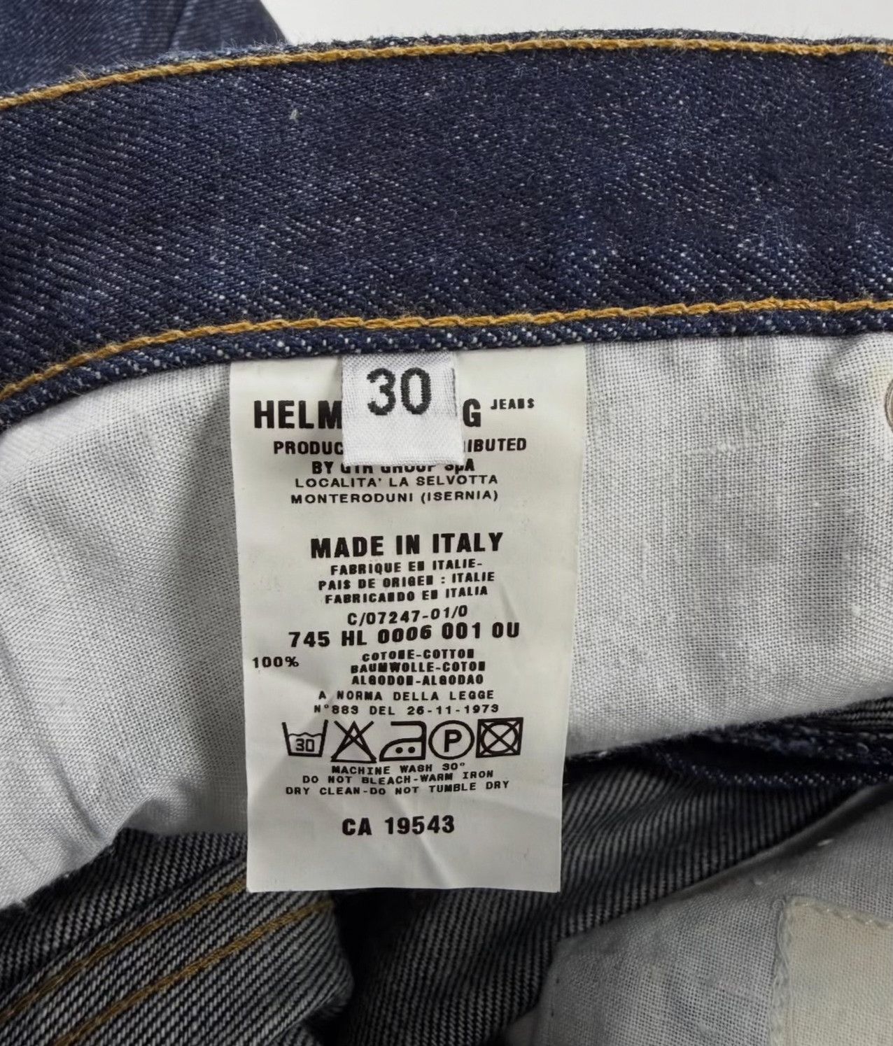 Helmut Lang 1990s Helmut Lang Boot Cut Denim Size US 30 / EU 46 - 9 Thumbnail