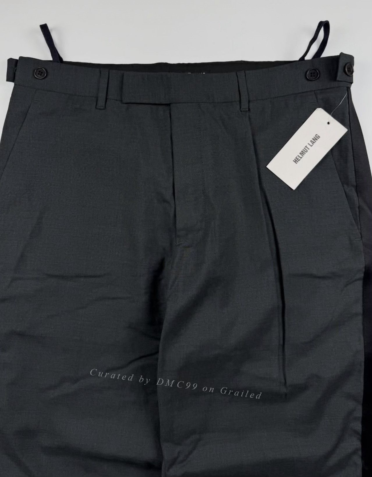 Helmut Lang Archive Helmut Lang Ceremonial Wool Trouser Size US 30 / EU 46 - 5 Thumbnail