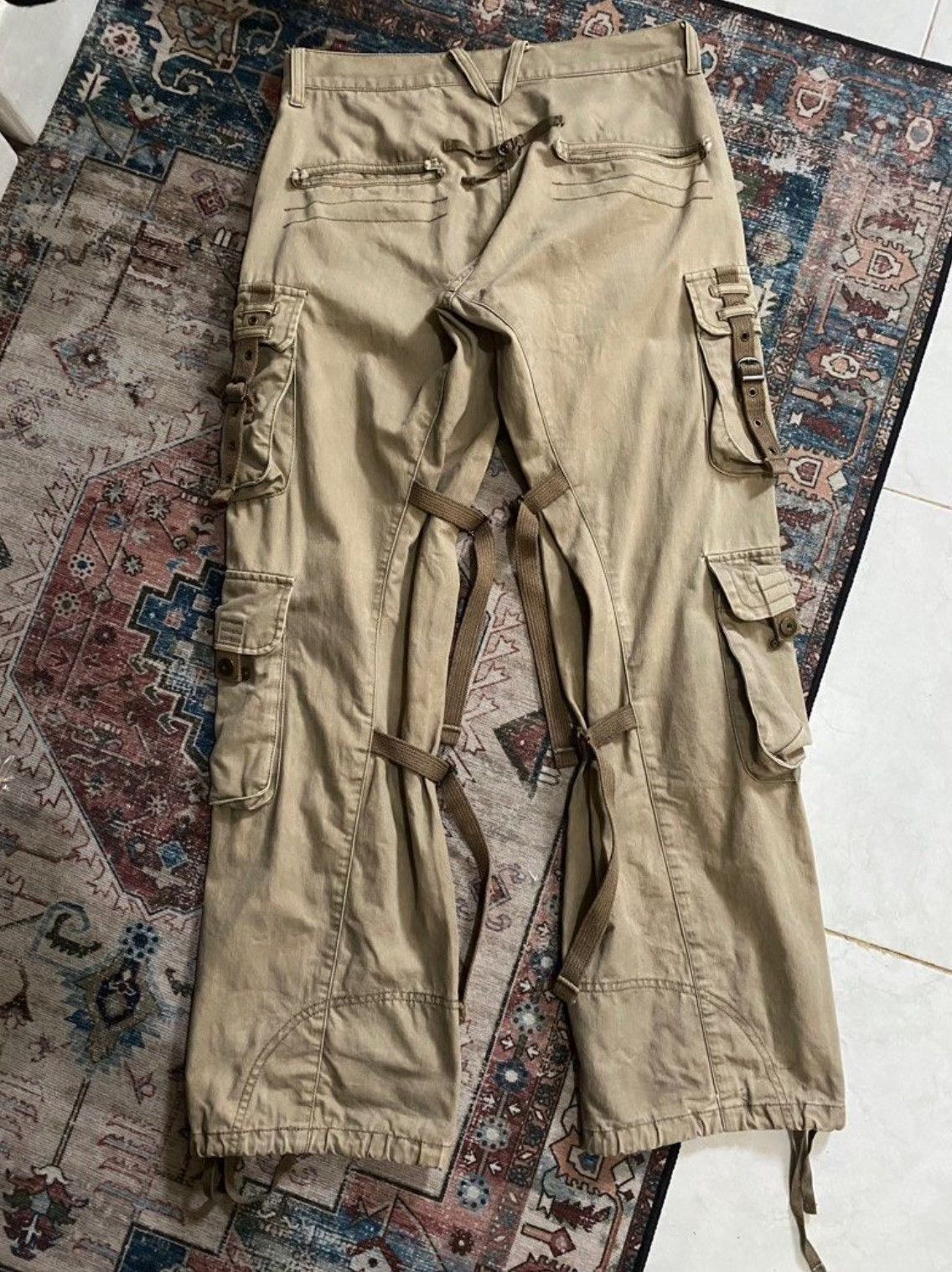 Vintage Vintage PPFM 1990s-2000s Cargo Pants Size US 30 / EU 46 - 3 Thumbnail