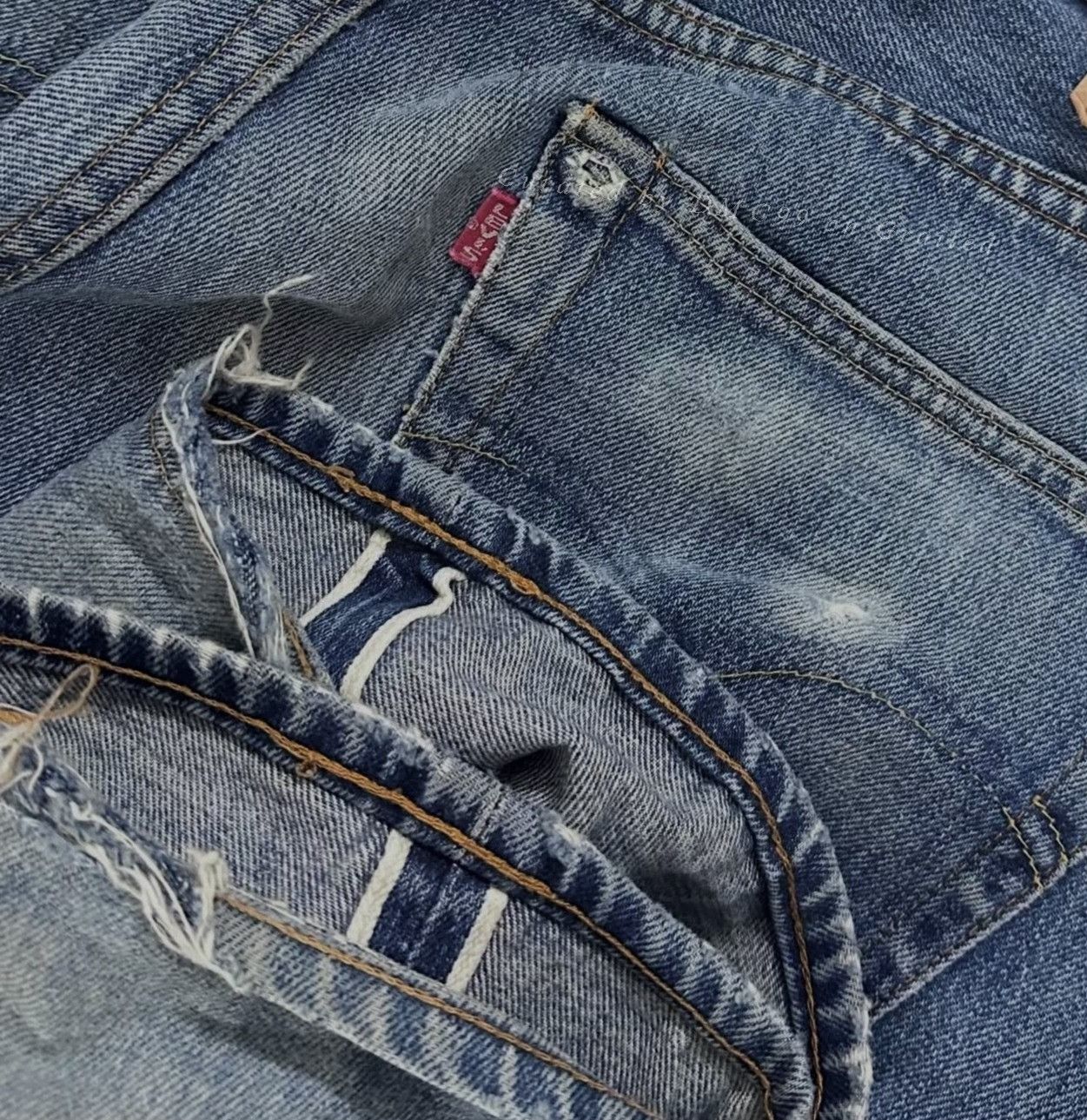 Levi's Levi's Vintage 501xx 1955 BigE Selvedge Denim Size US 30 / EU 46 - 5 Thumbnail