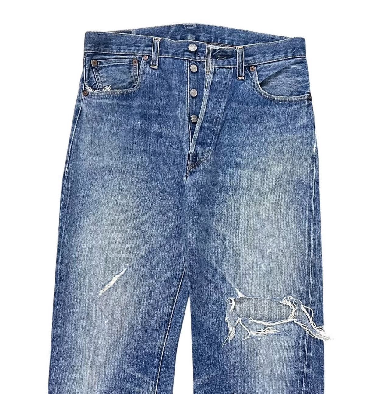 Levi's Levi's Vintage 501xx 1955 BigE Selvedge Denim Size US 30 / EU 46 - 3 Thumbnail