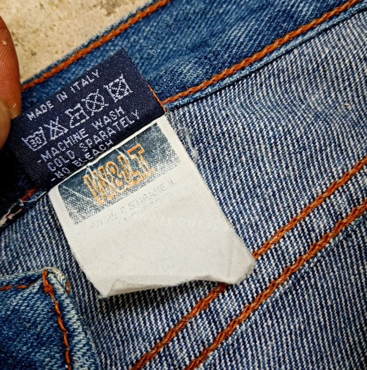 Vintage Vintage Walter 1990s W&LT Jeans Size US 30 / EU 46 - 9 Thumbnail