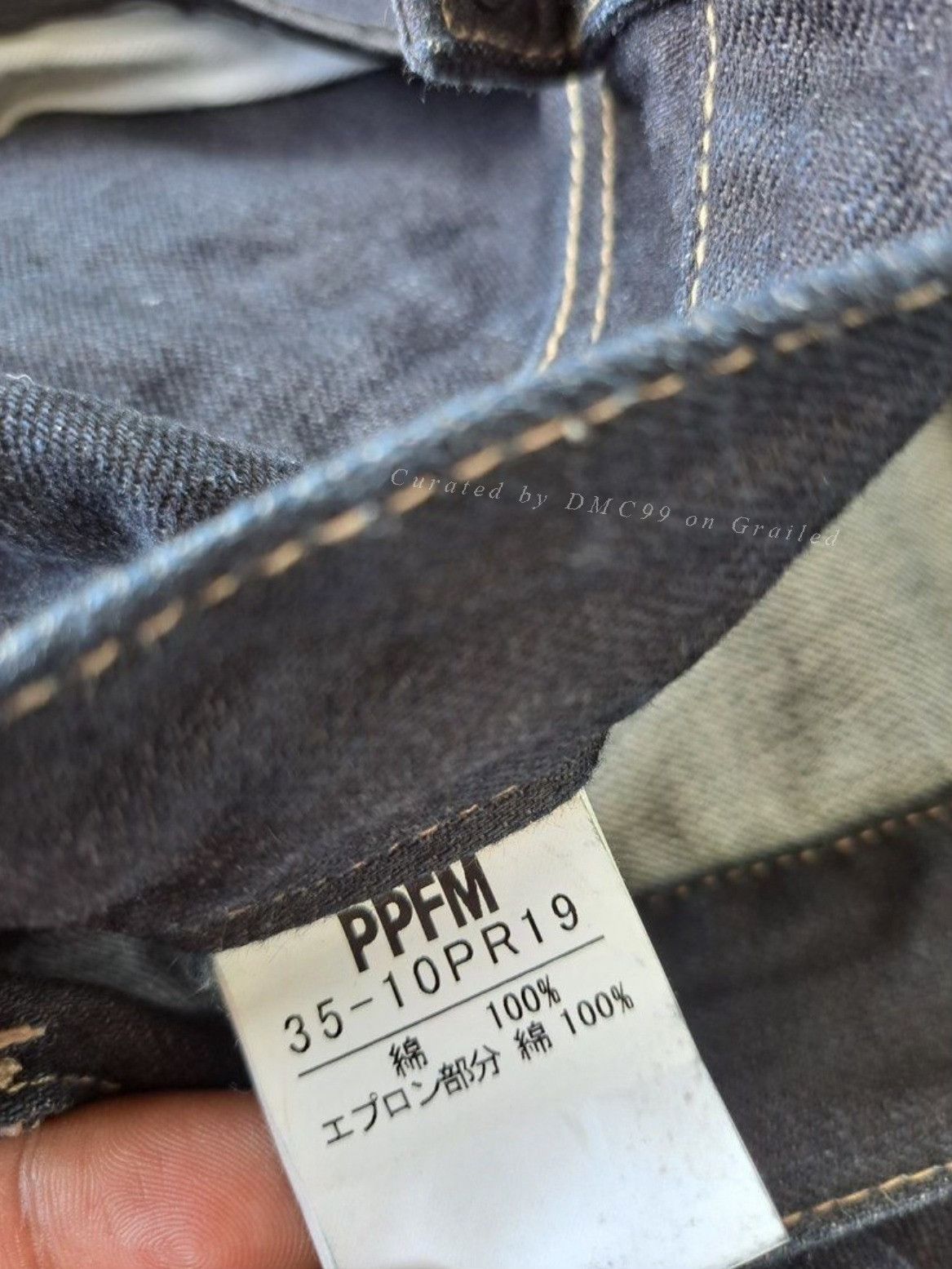 Vintage Vintage PPFM Yellow Riot Denim Pants Size US 30 / EU 46 - 4 Thumbnail