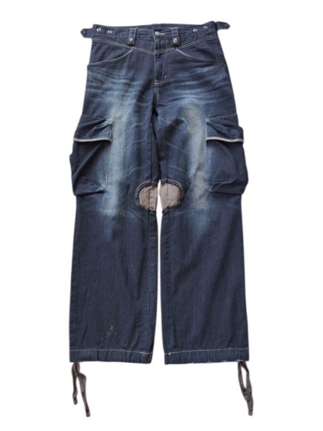 Vintage Vintage PPFM Yellow Riot Denim Pants Size US 30 / EU 46 - 2 Thumbnail