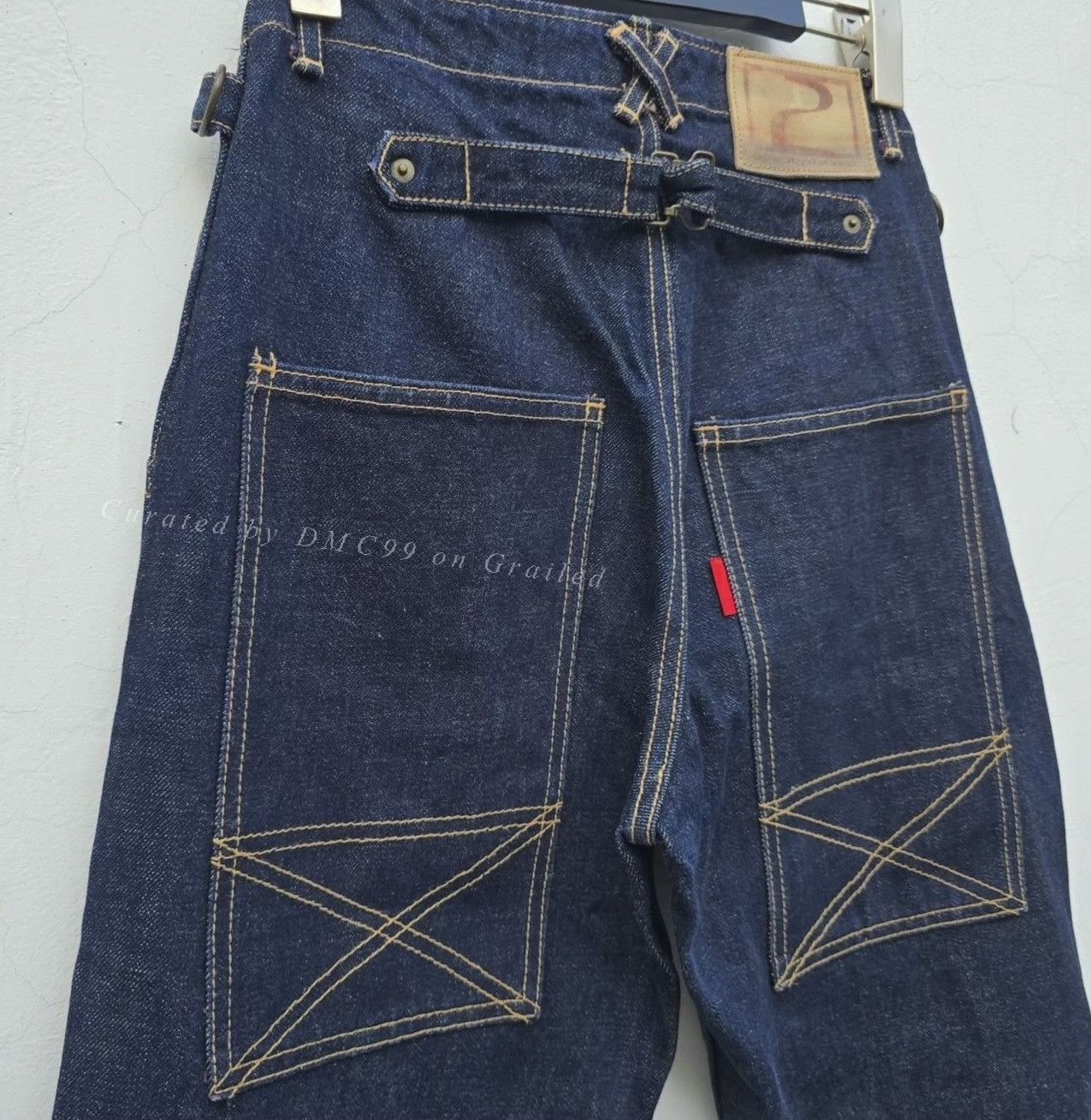 Vintage 1990s Beauty:Beast Raw Denim Trouser Size US 30 / EU 46 - 4 Thumbnail