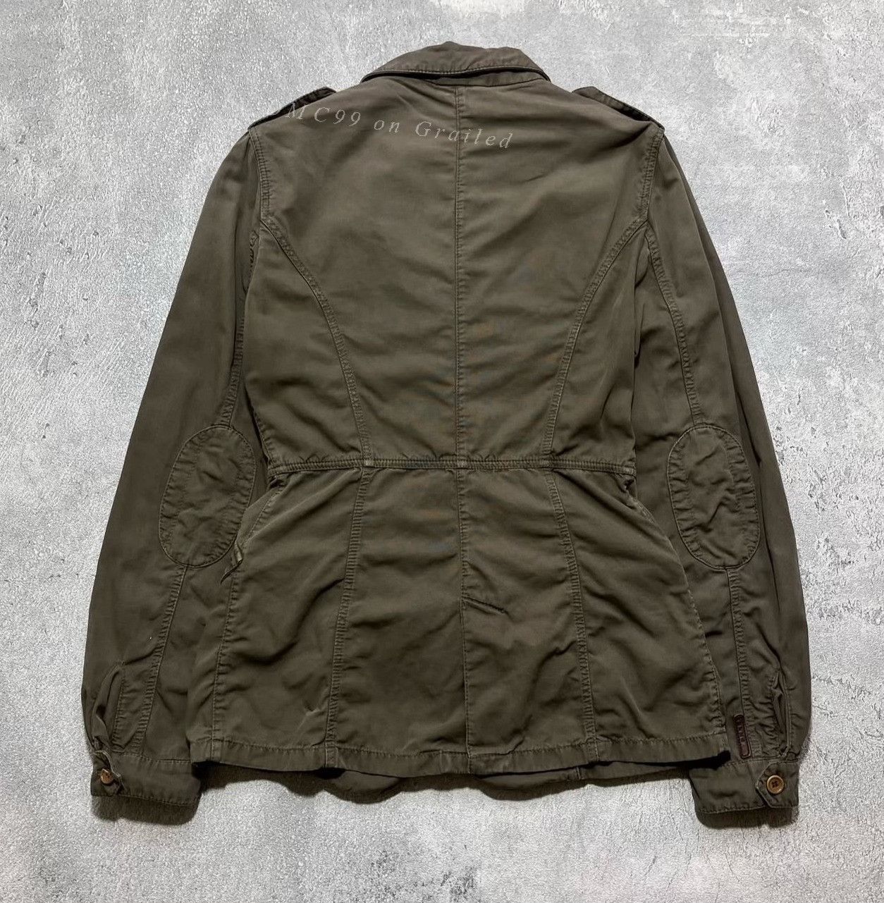 Vintage Vintage Prada 2000s Military Blazer Jacket Size M / US 6-8 / IT 42-44 - 5 Thumbnail