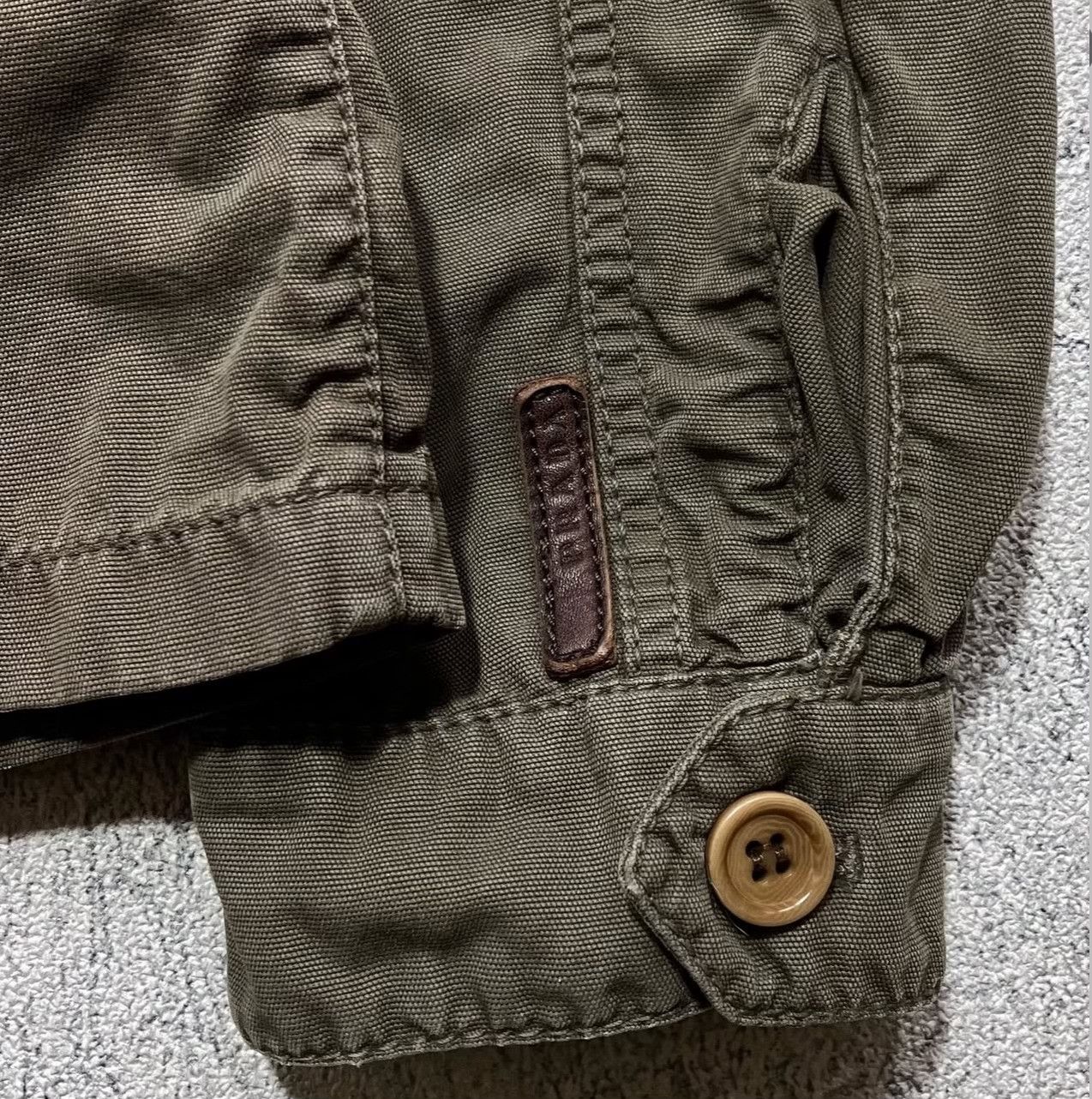 Vintage Vintage Prada 2000s Military Blazer Jacket Size M / US 6-8 / IT 42-44 - 7 Thumbnail