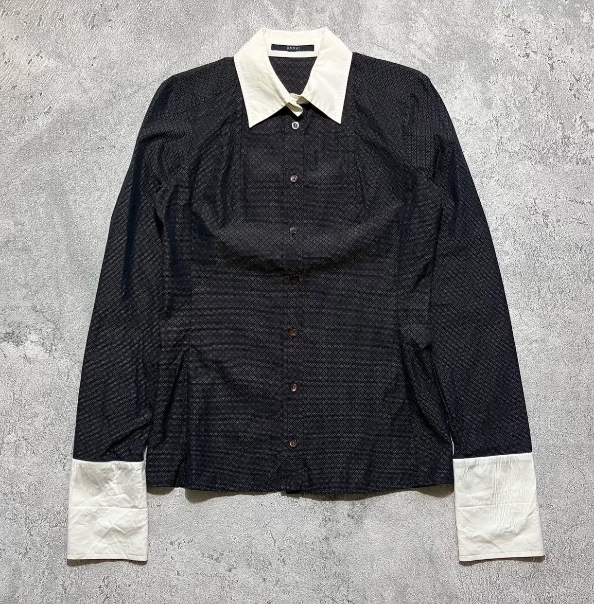 Vintage Vintage Gucci S/S 2007 Iridescent Shirt Size M / US 6-8 / IT 42-44 - 3 Thumbnail