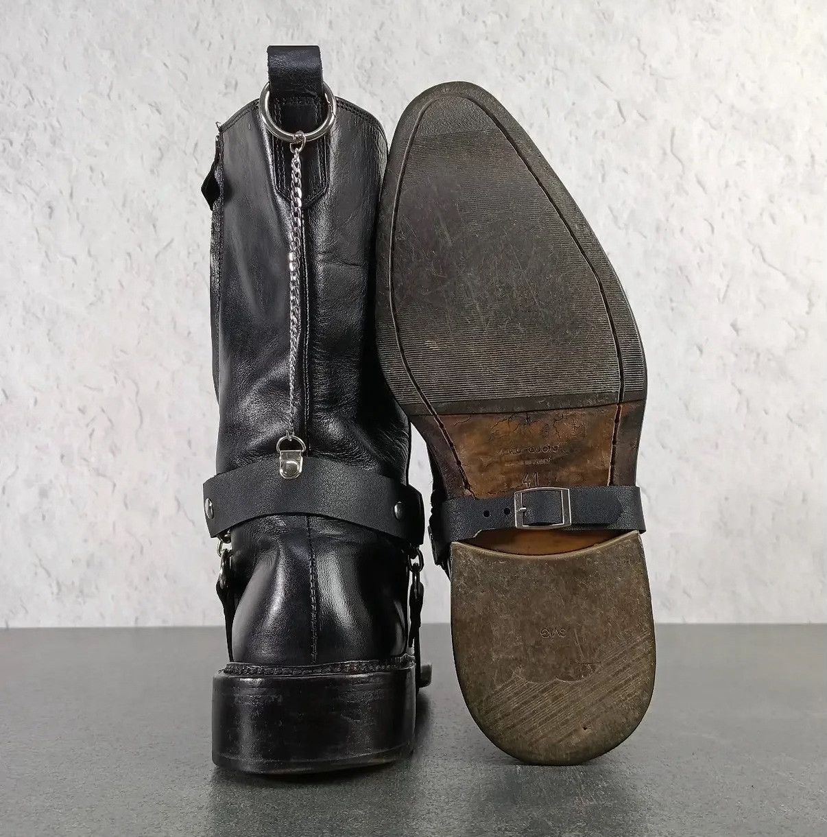 Vintage Vintage Nicola Barbato Equestrian Industrial Boots Size US 8 / EU 41 - 7 Thumbnail