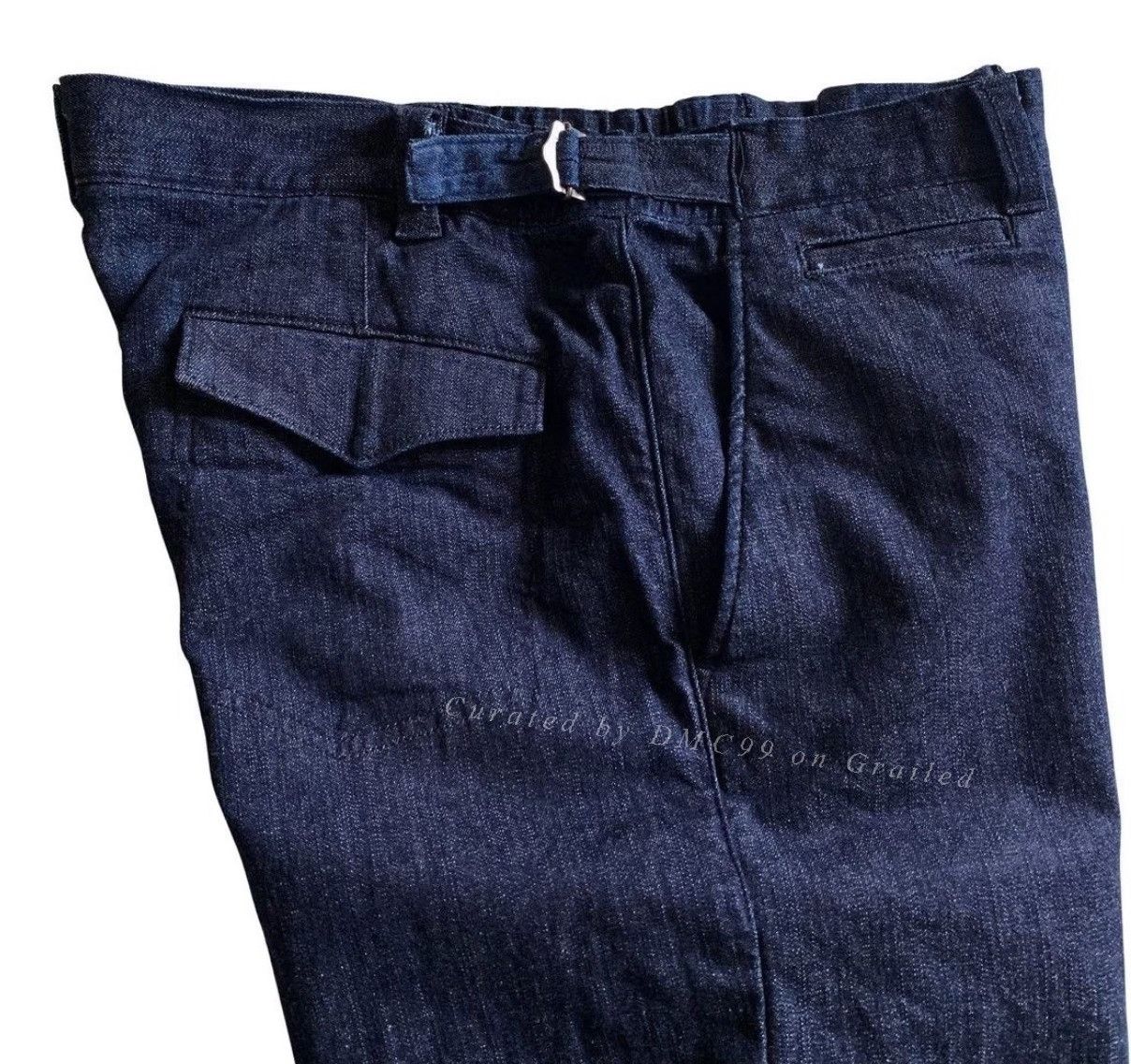Vintage Archive Beaspo Indigo Denim Trousers Size US 30 / EU 46 - 4 Thumbnail