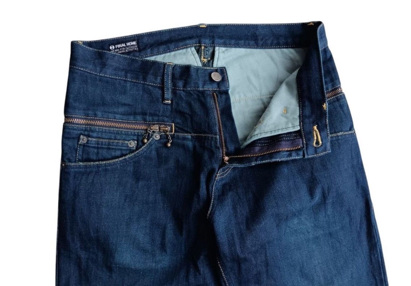 Vintage Vintage Final Home Denim Zipper Jeans Size US 30 / EU 46 - 4 Thumbnail