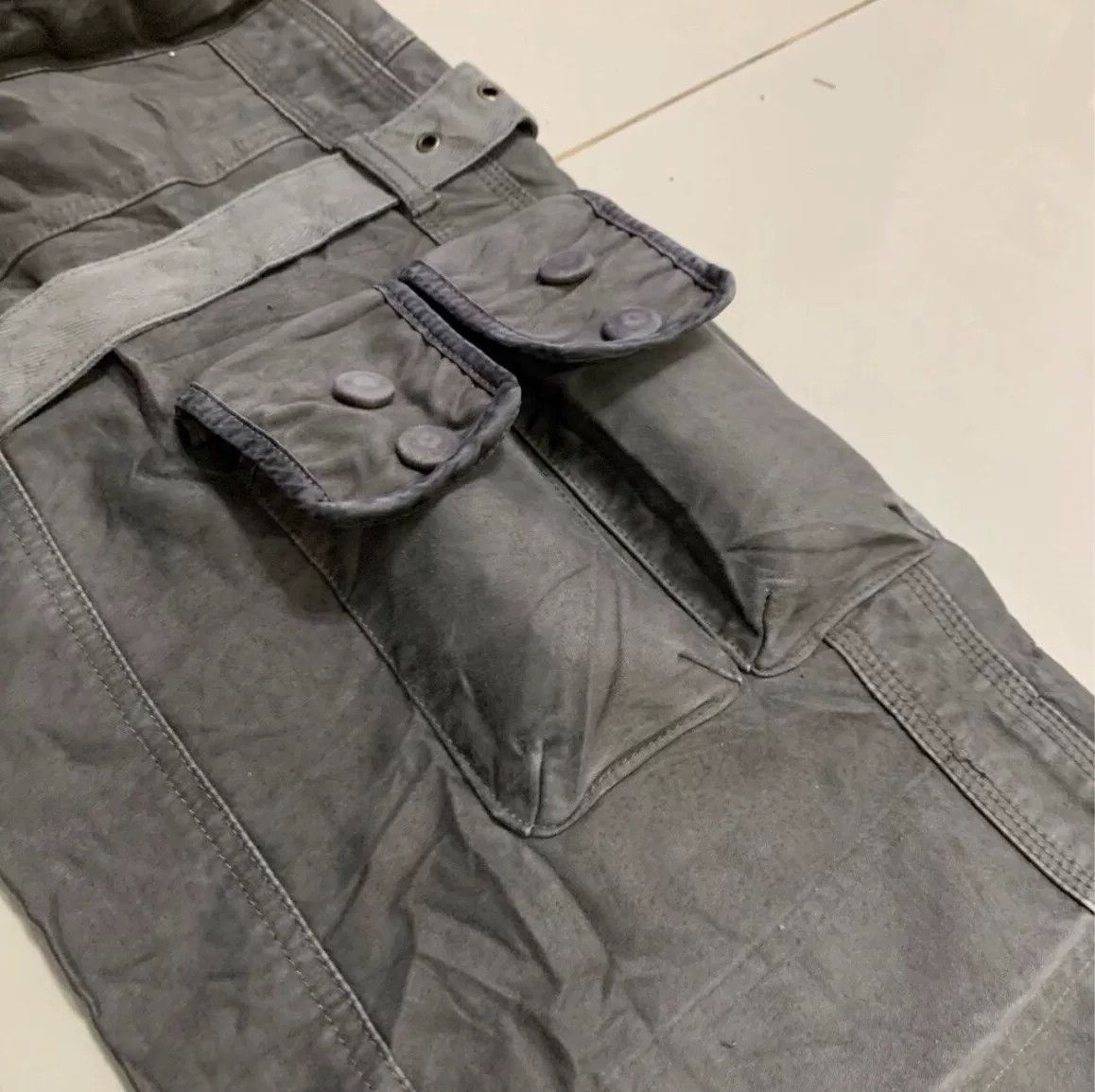 Vintage Vintage TÊTE HOMME 2000s Cargo Pants Size US 30 / EU 46 - 3 Thumbnail