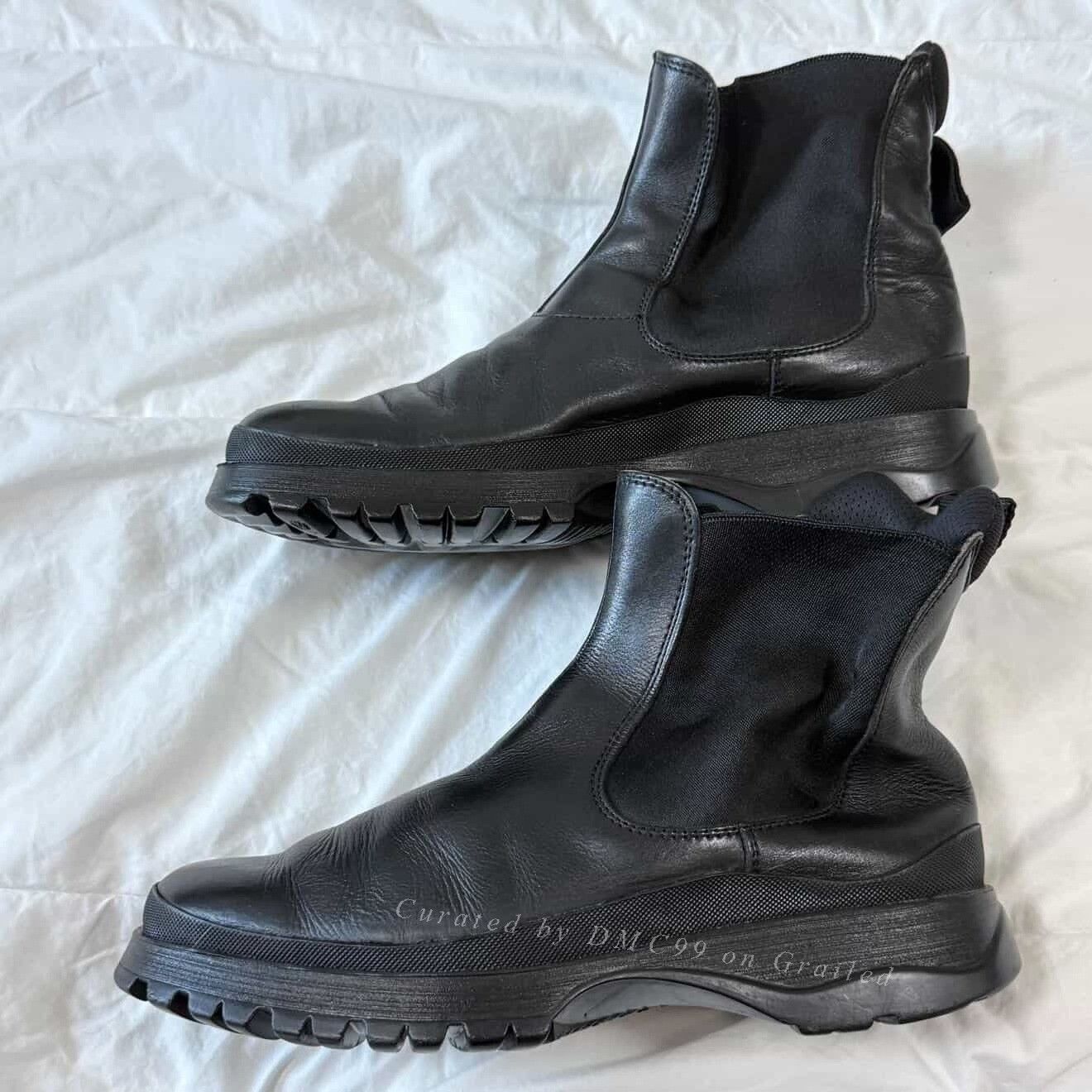 Vintage Vintage Prada FW99 Black Leather Combat Boots Size US 8 / EU 41 - 6 Thumbnail