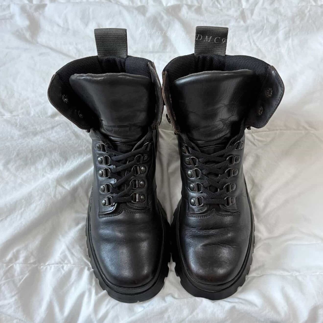 Vintage Vintage Prada FW99 Sport Leather Combat Boots Size US 8 / EU 41 - 3 Thumbnail