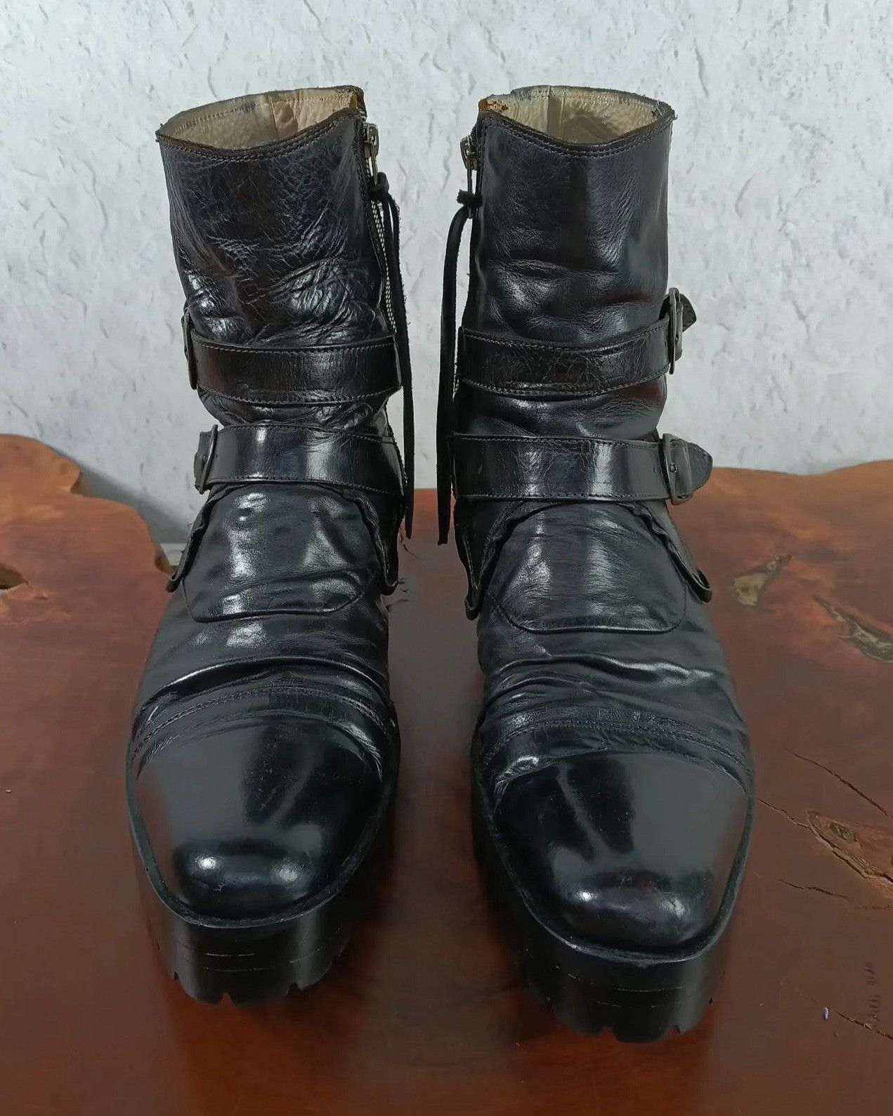 Vintage 2000s Tornado Mart Navy Engineer Boots Size US 8 / EU 41 - 5 Thumbnail
