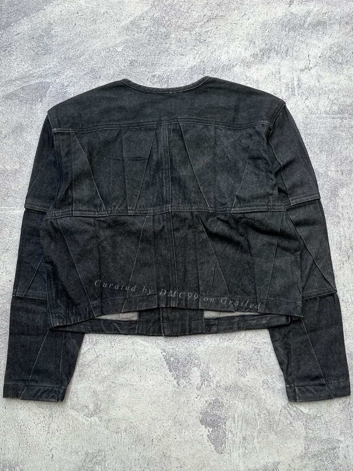 Vintage Vintage Issey Miyake 1980s Sport Cropped Denim Jacket Size M / US 6-8 / IT 42-44 - 3 Thumbnail