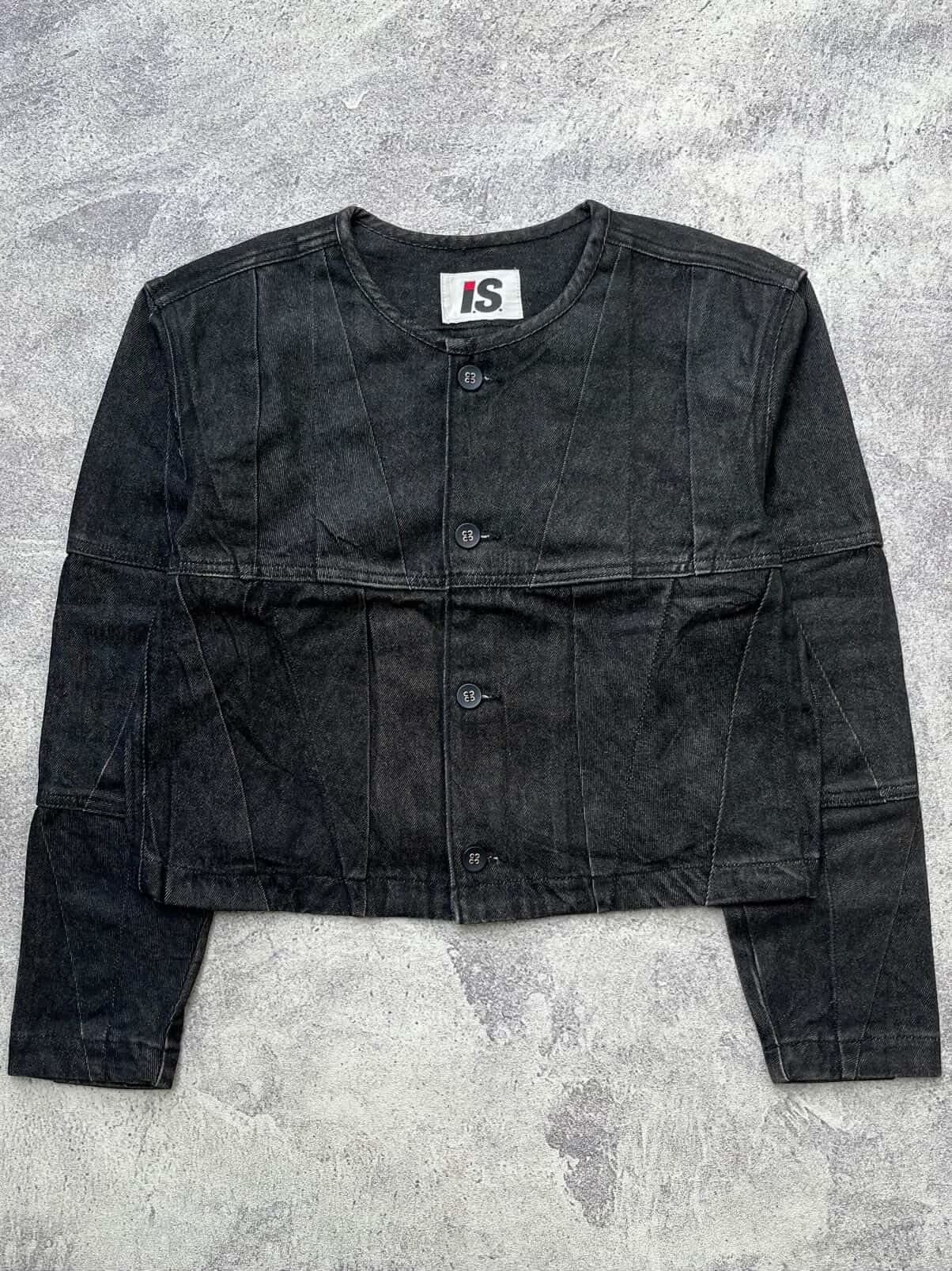 Vintage Vintage Issey Miyake 1980s Sport Cropped Denim Jacket Size M / US 6-8 / IT 42-44 - 2 Thumbnail