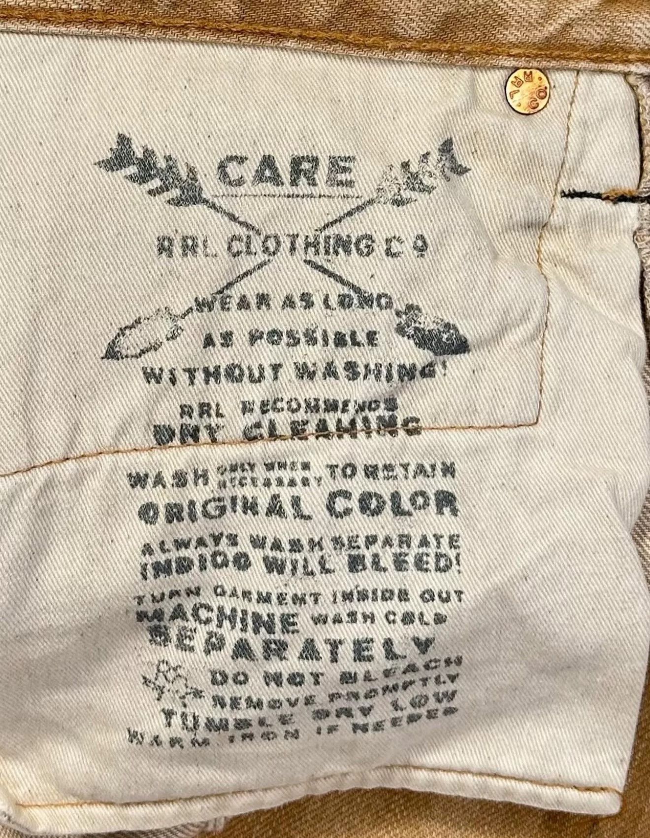Vintage Vintage Double RL Selvedge Denim Bootcut Jeans Size US 30 / EU 46 - 6 Thumbnail