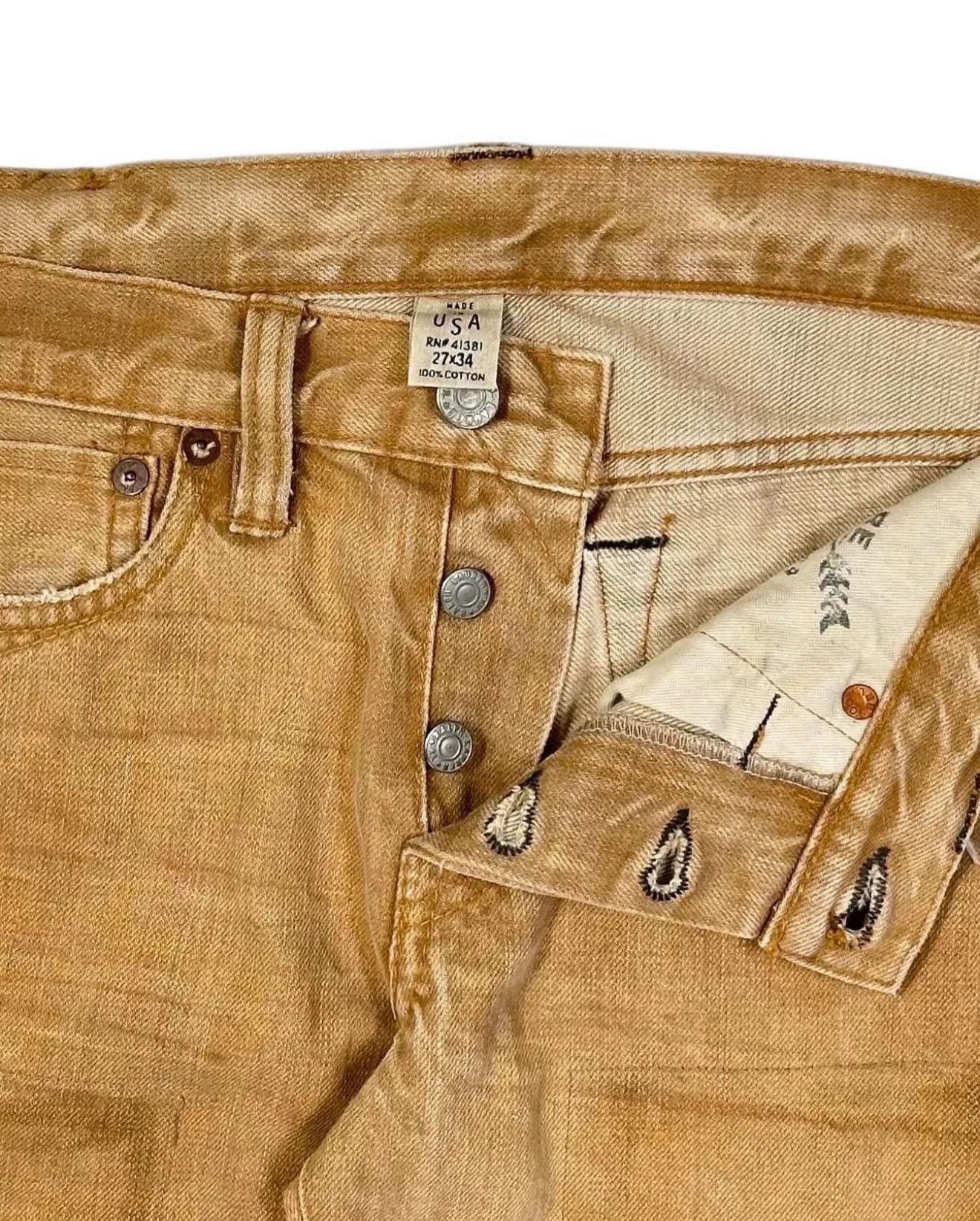 Vintage Vintage Double RL Selvedge Denim Bootcut Jeans Size US 30 / EU 46 - 4 Thumbnail