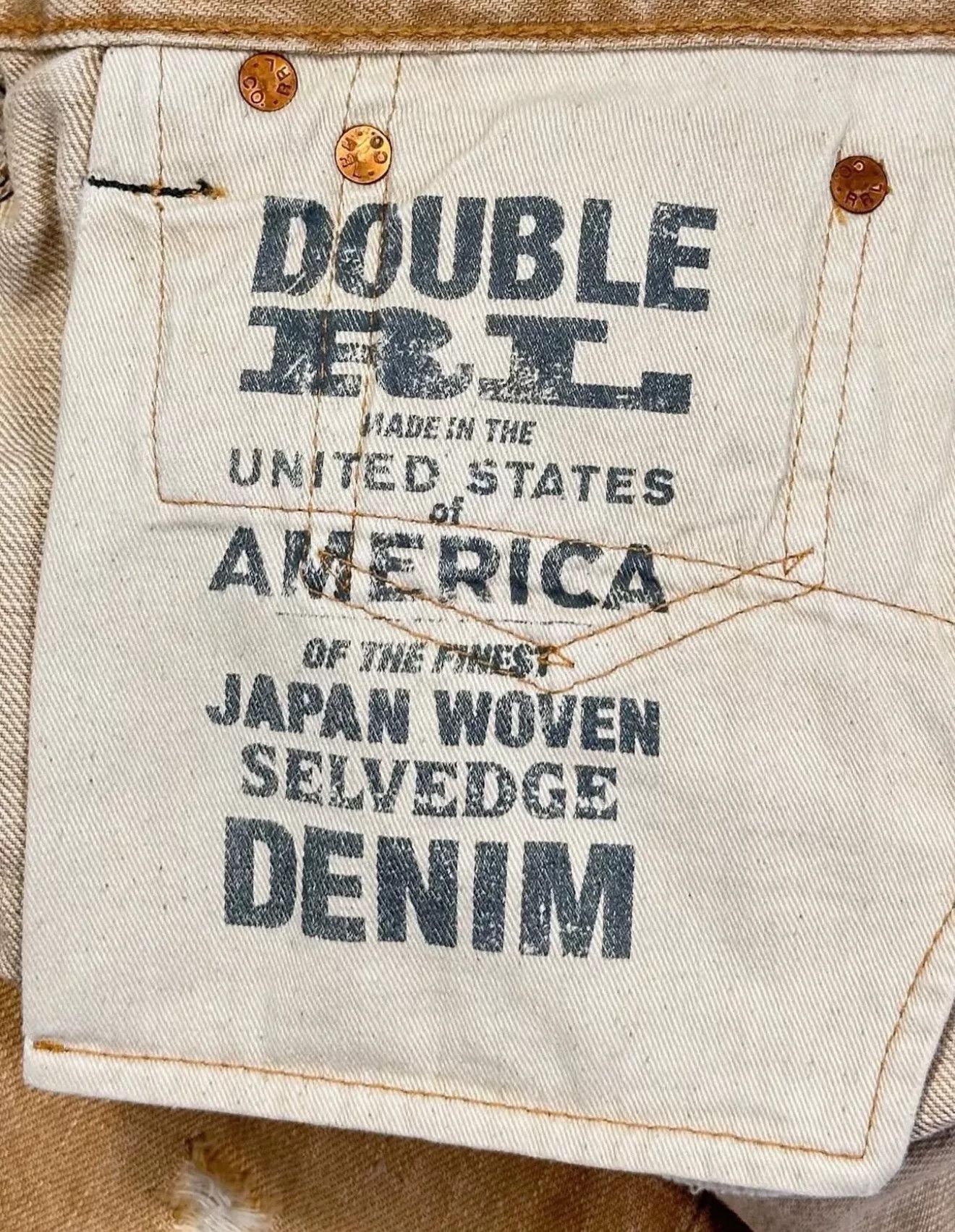 Vintage Vintage Double RL Selvedge Denim Bootcut Jeans Size US 30 / EU 46 - 7 Thumbnail