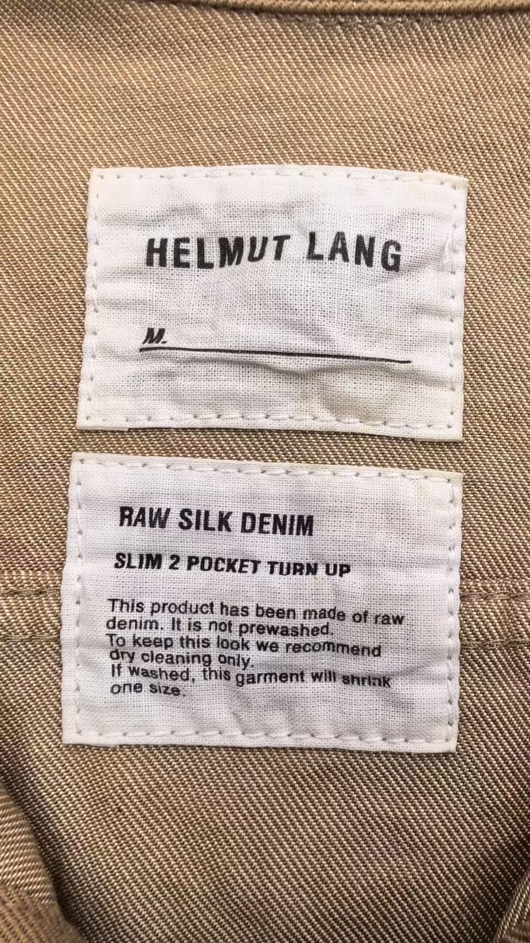 Helmut Lang 2000s Helmut Lang Raw Silk Denim Jacket Size M / US 6-8 / IT 42-44 - 7 Thumbnail