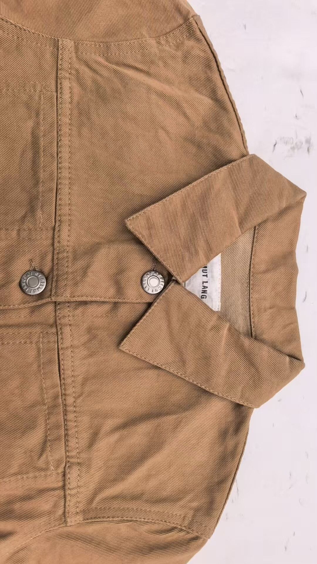 Helmut Lang 2000s Helmut Lang Raw Silk Denim Jacket Size M / US 6-8 / IT 42-44 - 6 Thumbnail