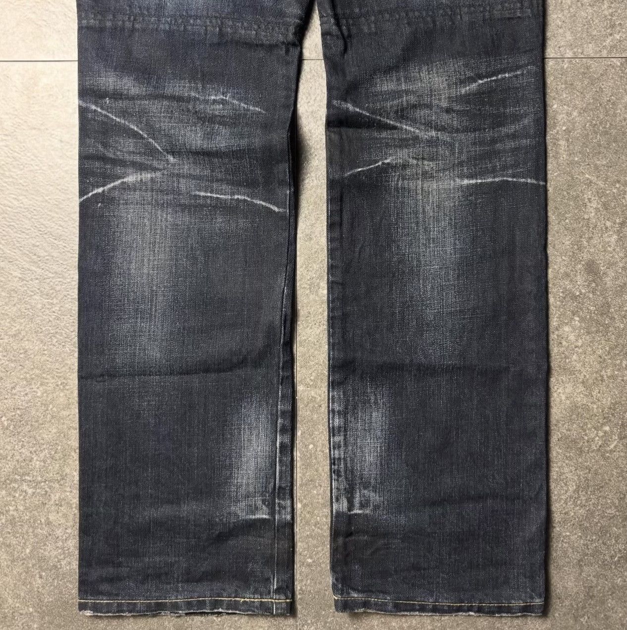 Vintage Vintage PPFM 2000s Double Waist Denim Pants Size US 30 / EU 46 - 9 Thumbnail