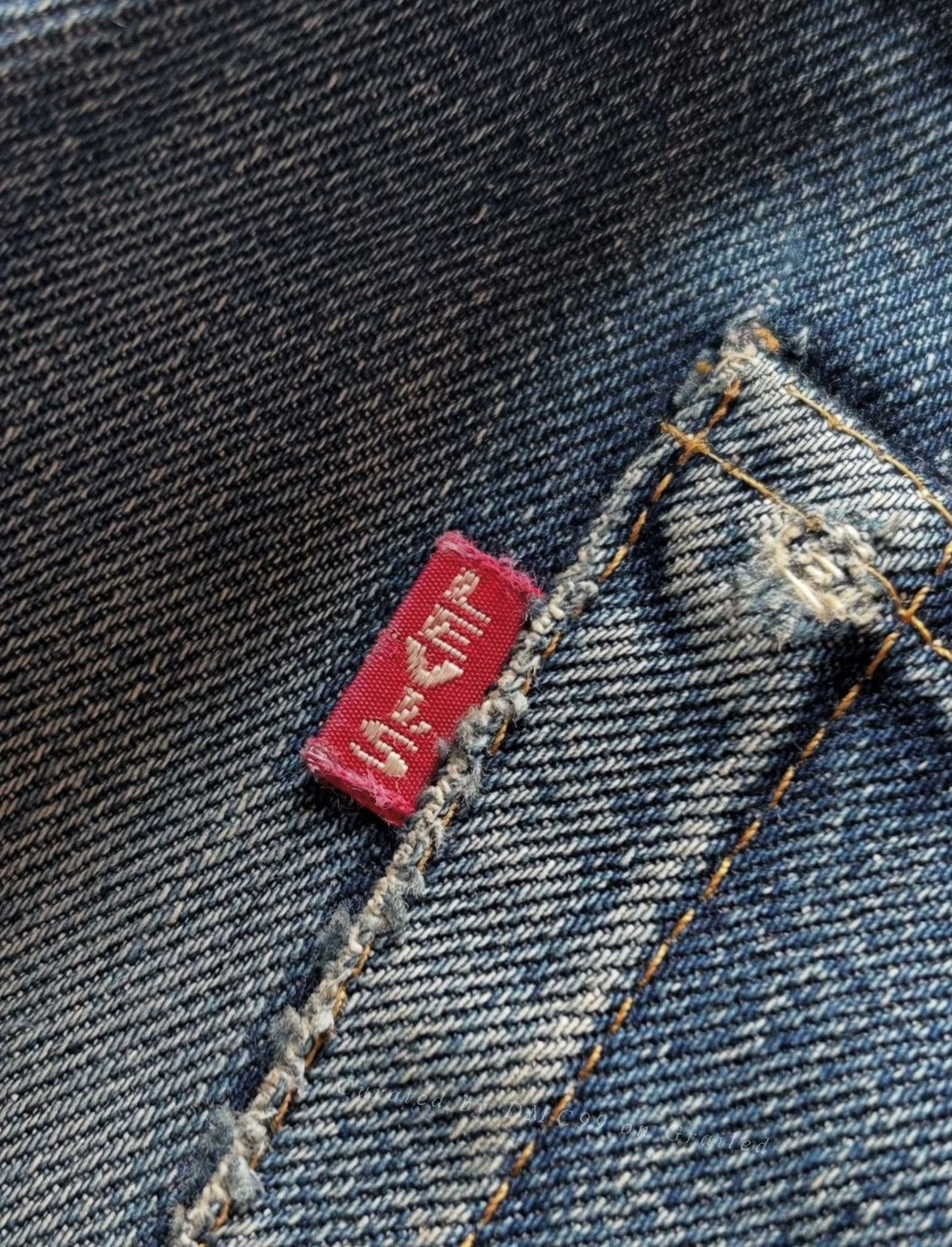 Vintage Vintage 1990s Levi's 501xxc Jeans Size US 30 / EU 46 - 4 Thumbnail