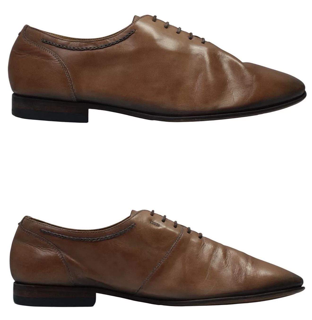 Vintage Vintage 2000s Katharine Hamnett Calfskin Derby Size US 8 / EU 41 - 2 Thumbnail
