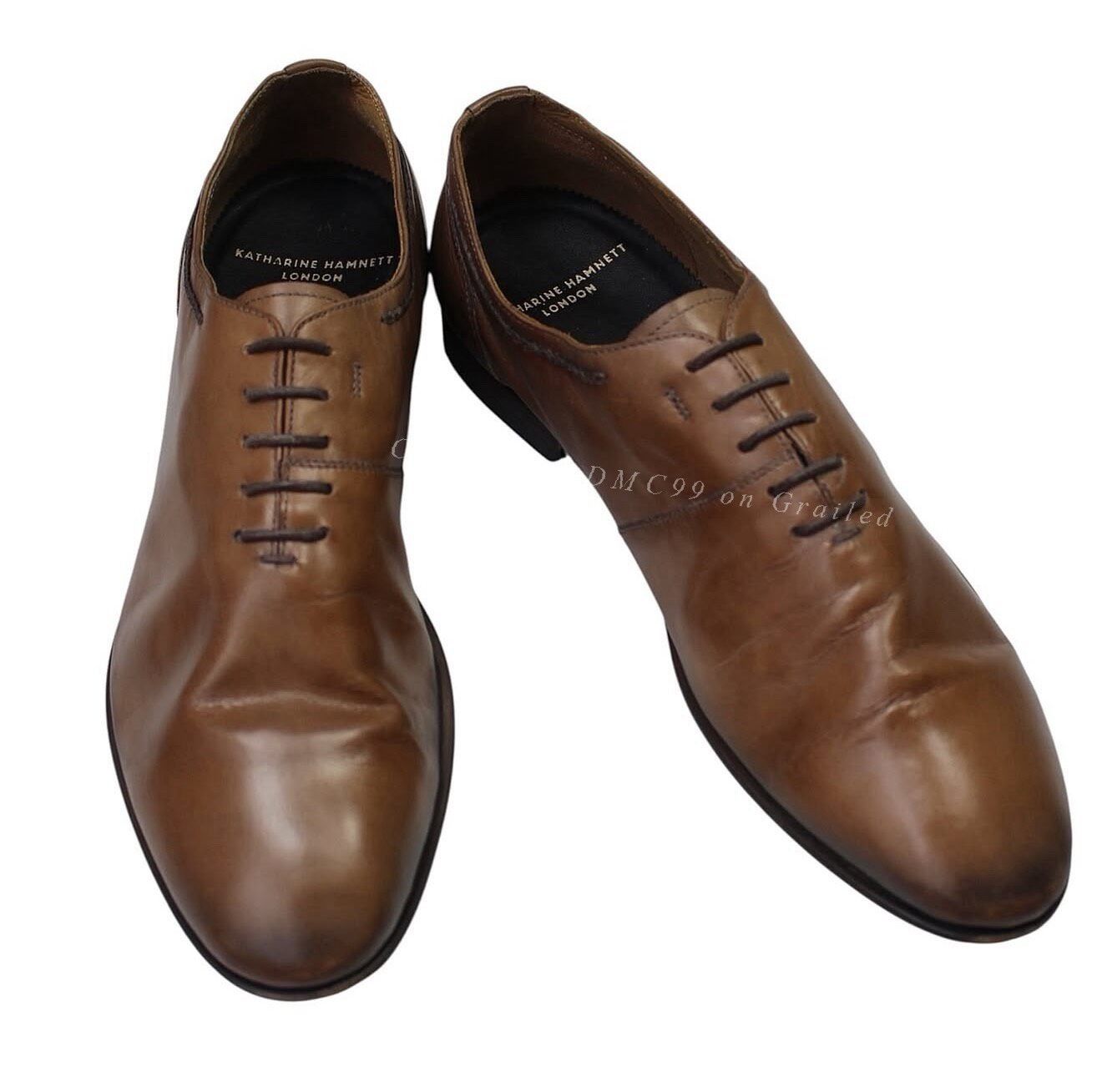 Vintage Vintage 2000s Katharine Hamnett Calfskin Derby Size US 8 / EU 41 - 4 Thumbnail