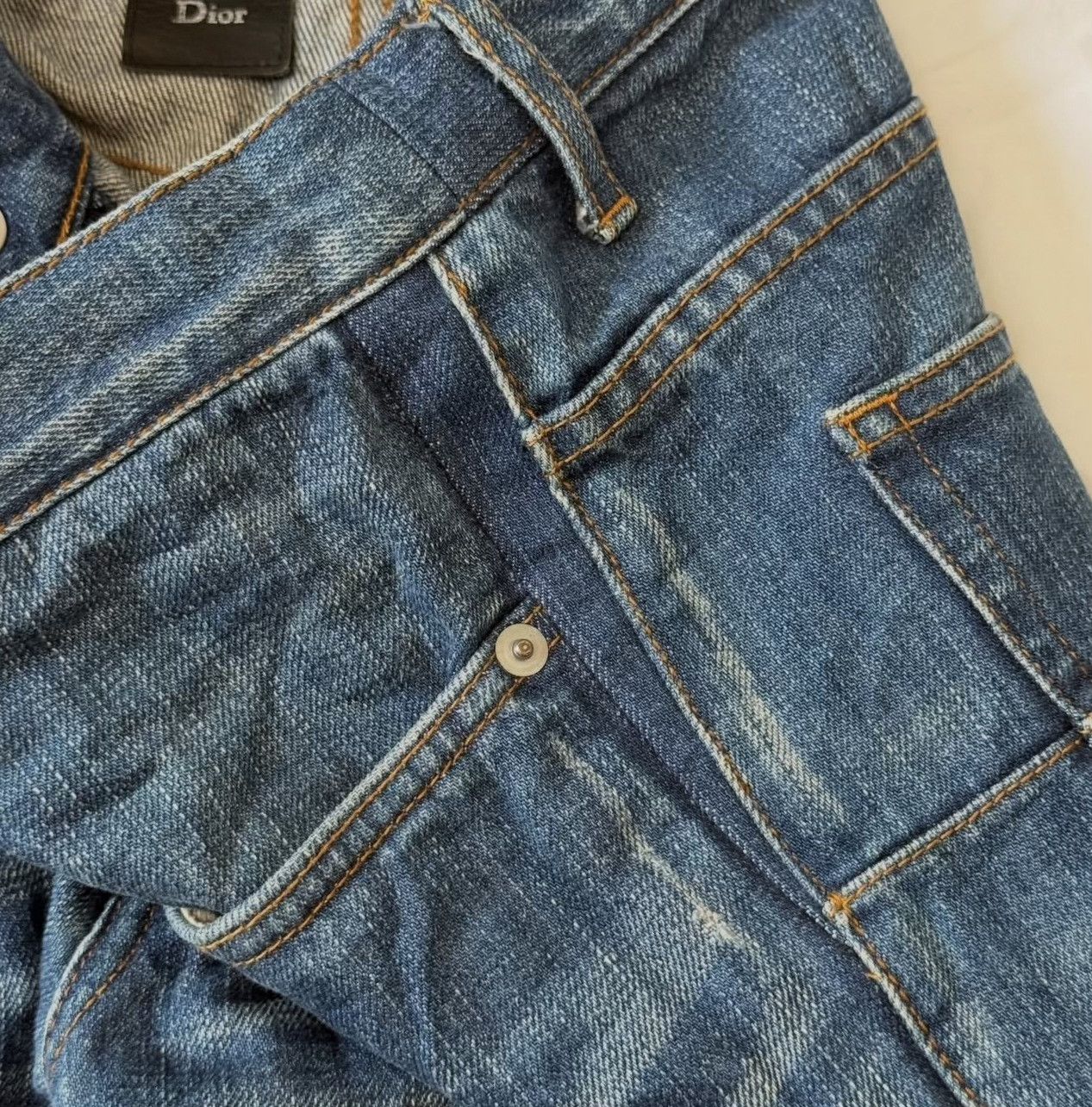 Vintage Vintage Dior AW05 Dust Wash Jeans Size US 30 / EU 46 - 8 Thumbnail