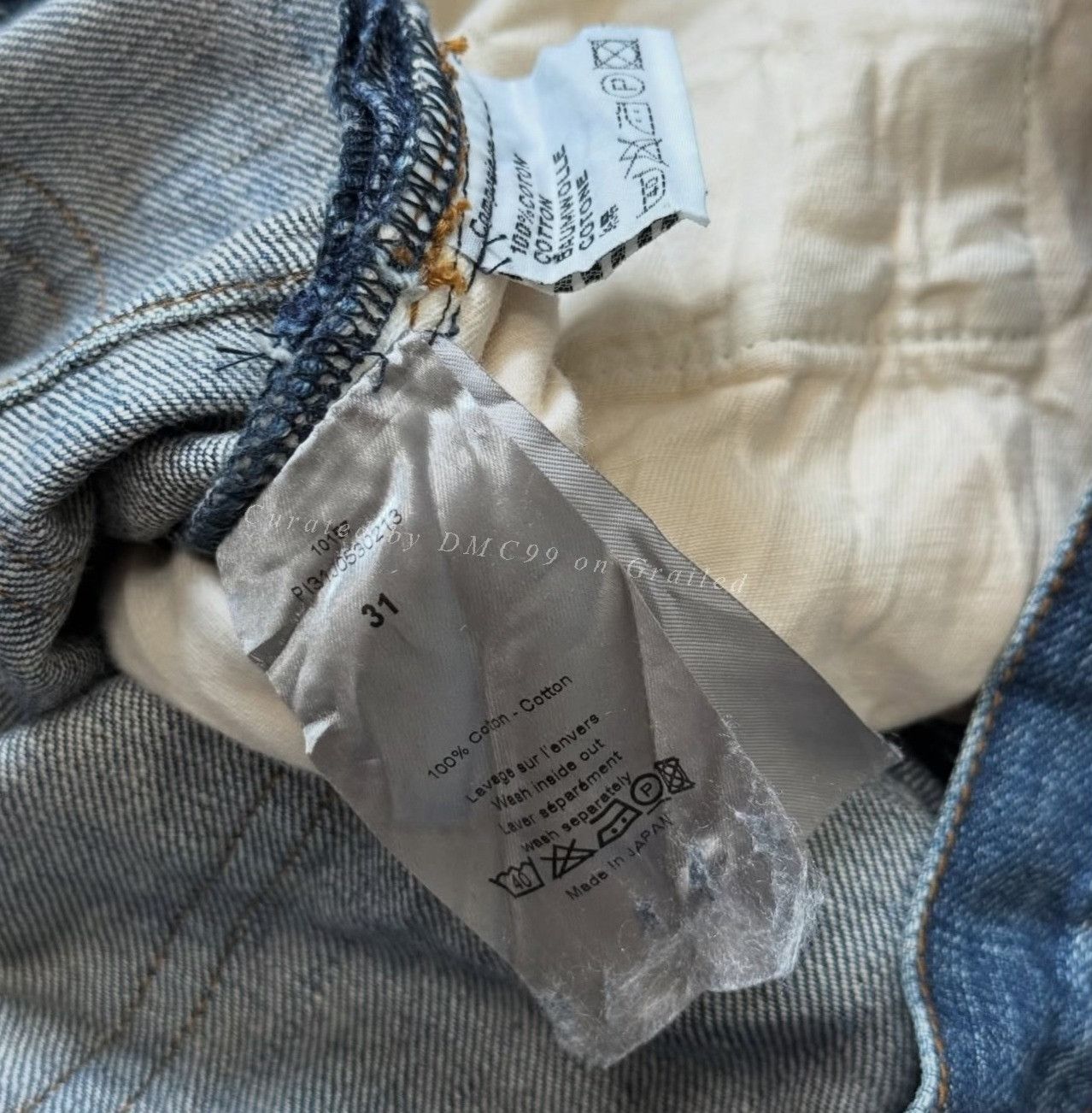 Vintage Vintage Dior AW05 Dust Wash Jeans Size US 30 / EU 46 - 7 Thumbnail